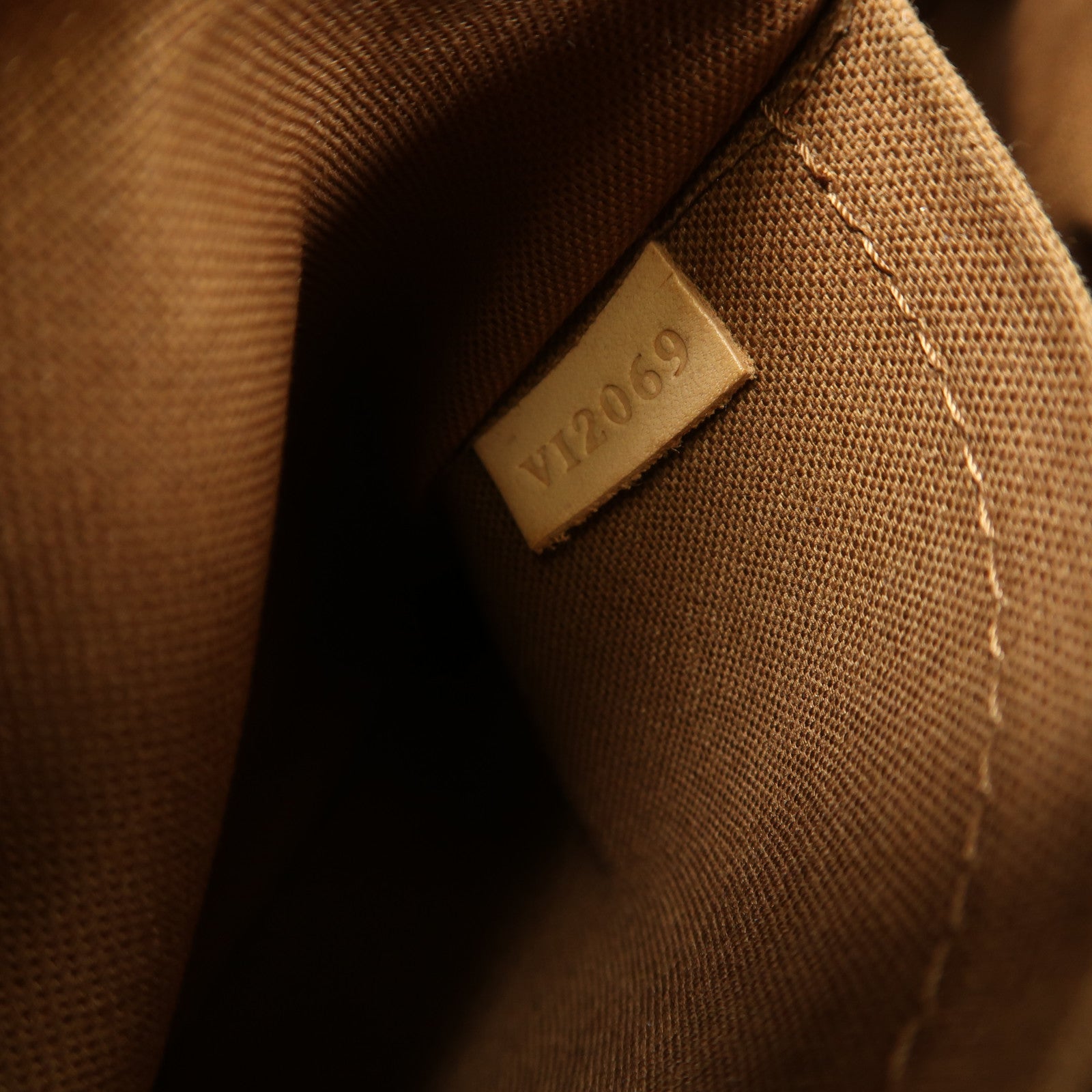 LOUIS VUITTON Monogram Tivoli PM金扣手挽袋棕色