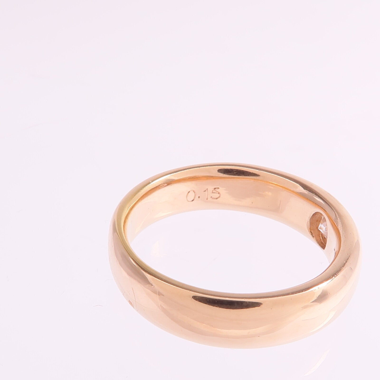 JEWELRY 18K玫瑰金Diamond Ring鑽石戒指US#5.25
