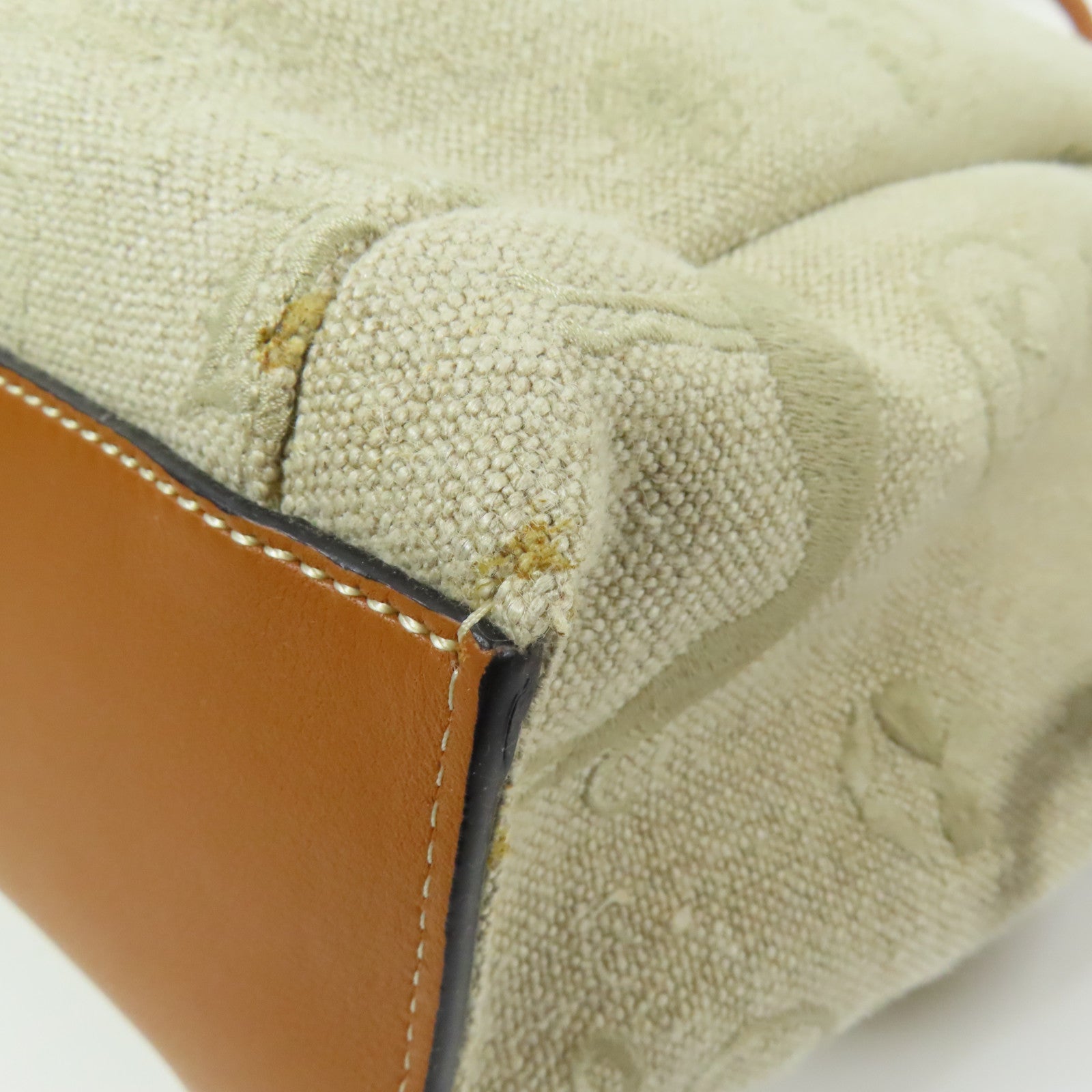 LOEWE 帆布Flamenco Knot Tote肩背袋