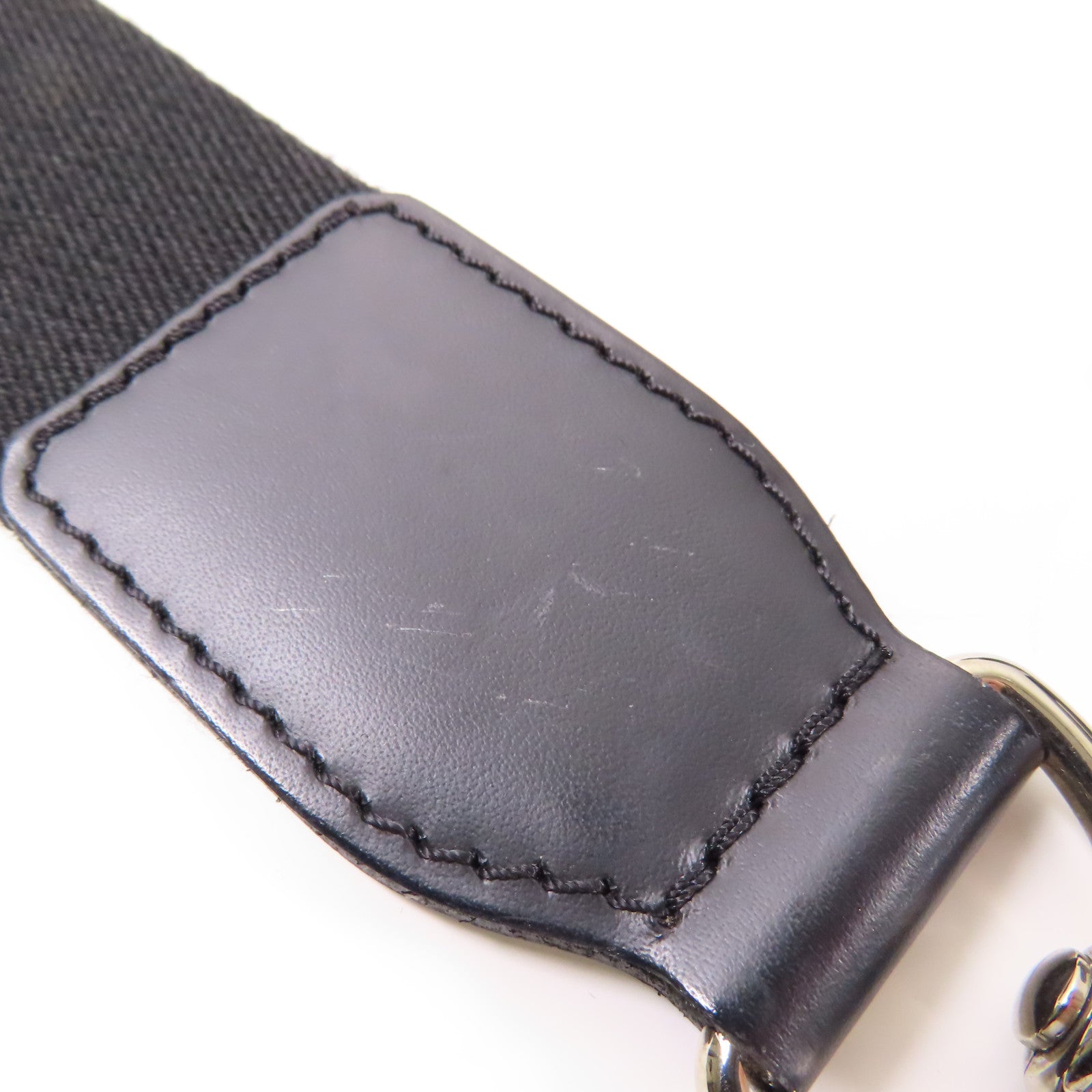 LOUIS VUITTON Damier Graphite Tadao MM銀扣手挽肩背兩用袋