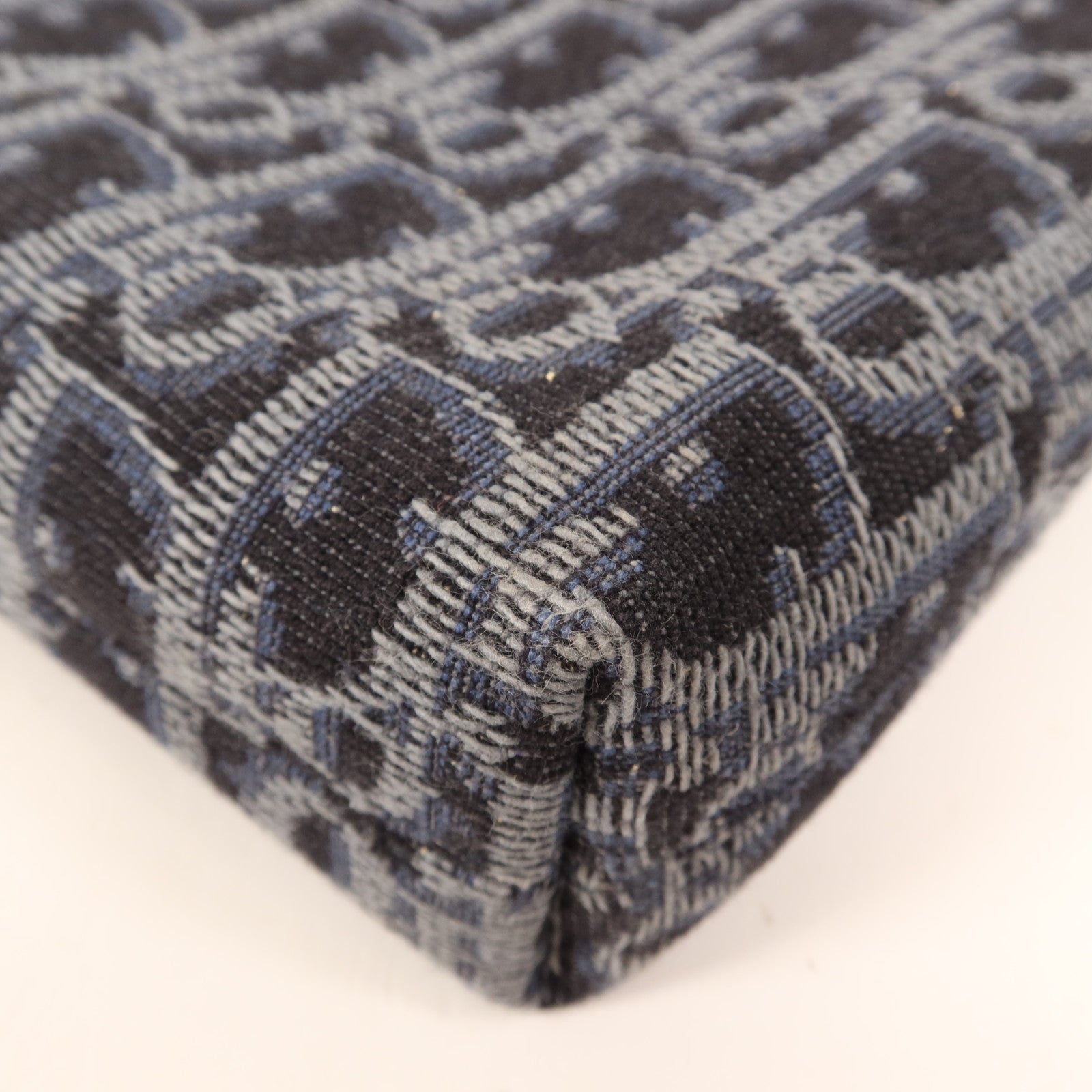 Dior 帆布Clutch Bag銀扣手拿包