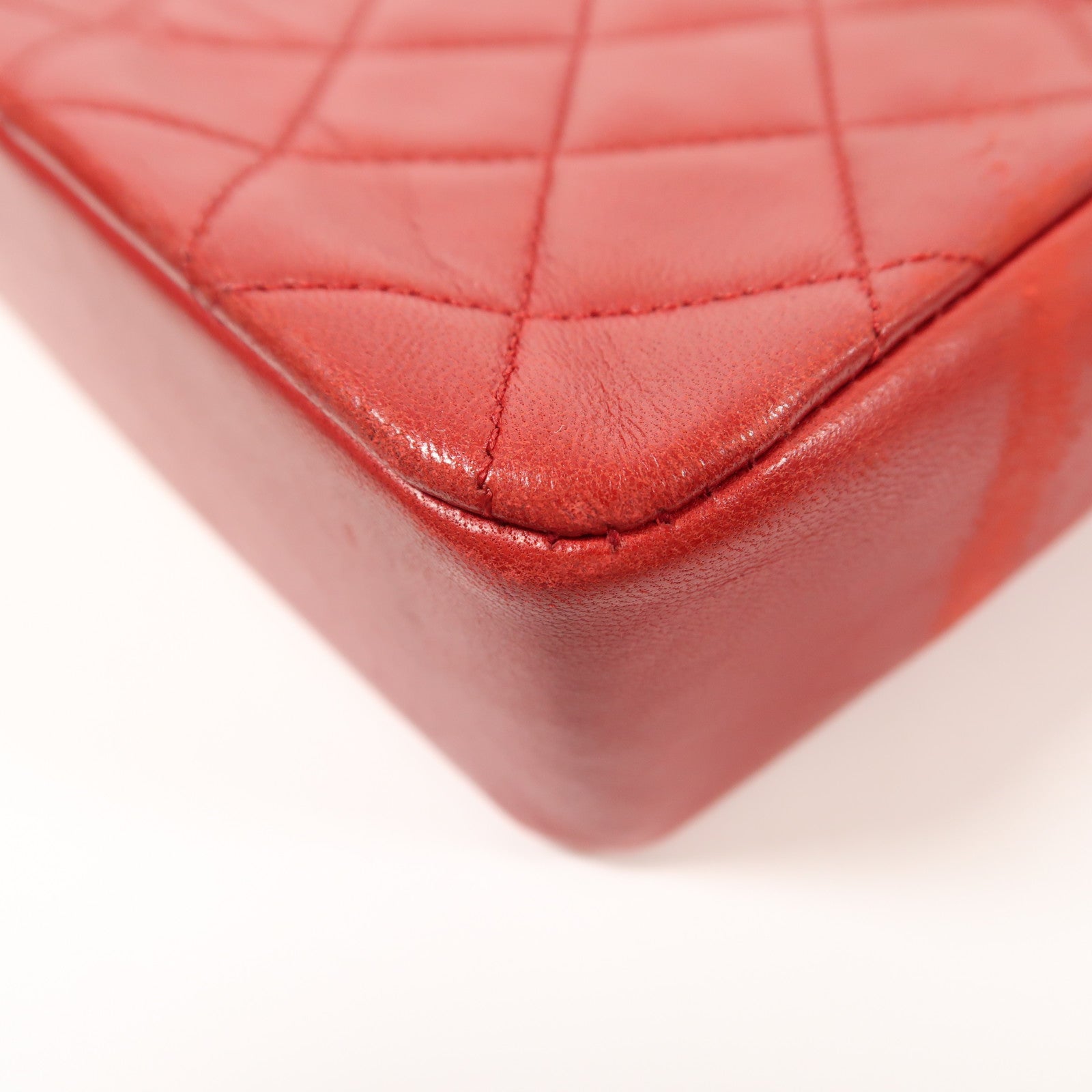 CHANEL 【激減優惠】皮革Vintage Chain Shoulder金扣鏈帶肩背袋