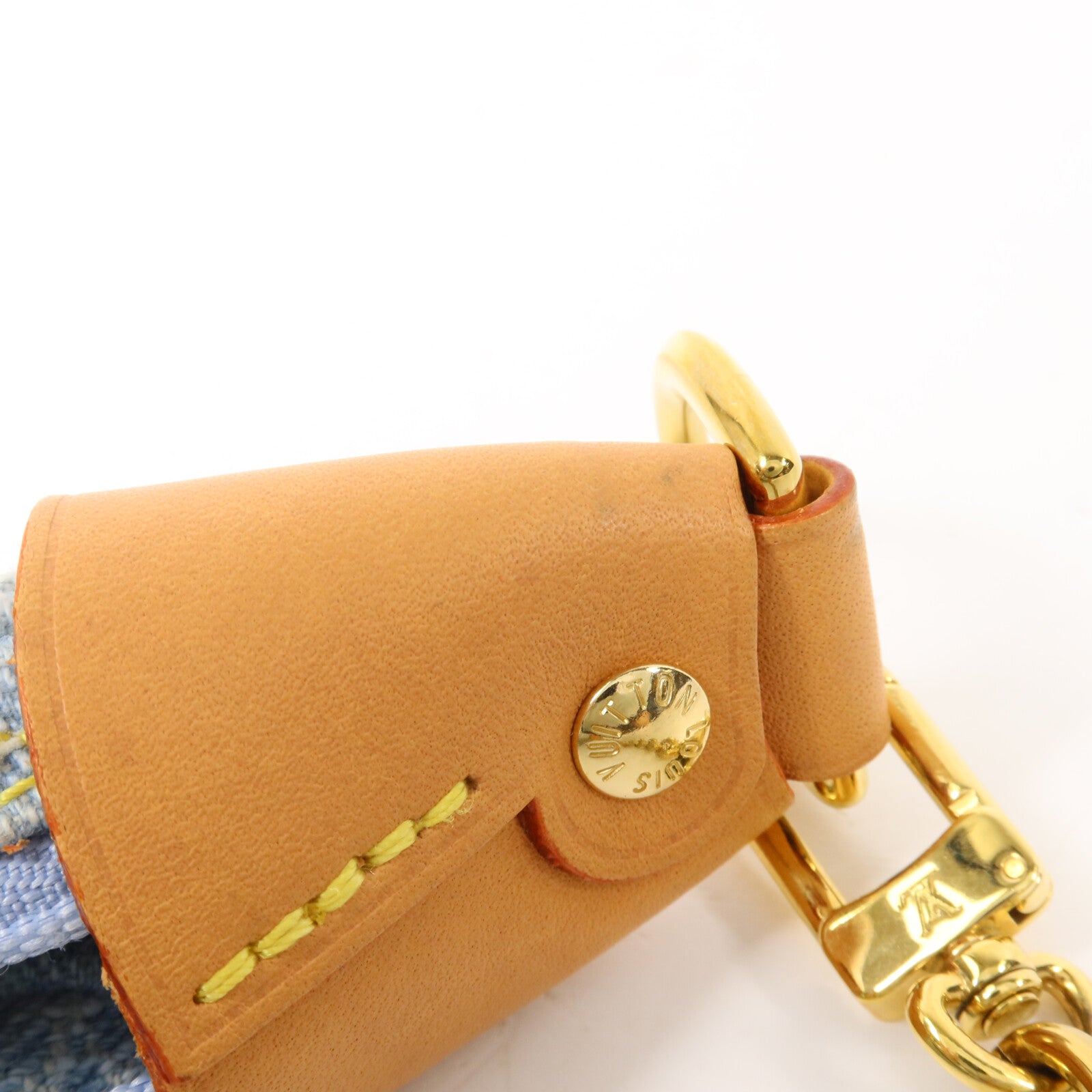 LOUIS VUITTON Monogram Denim Loop鏈帶肩背袋