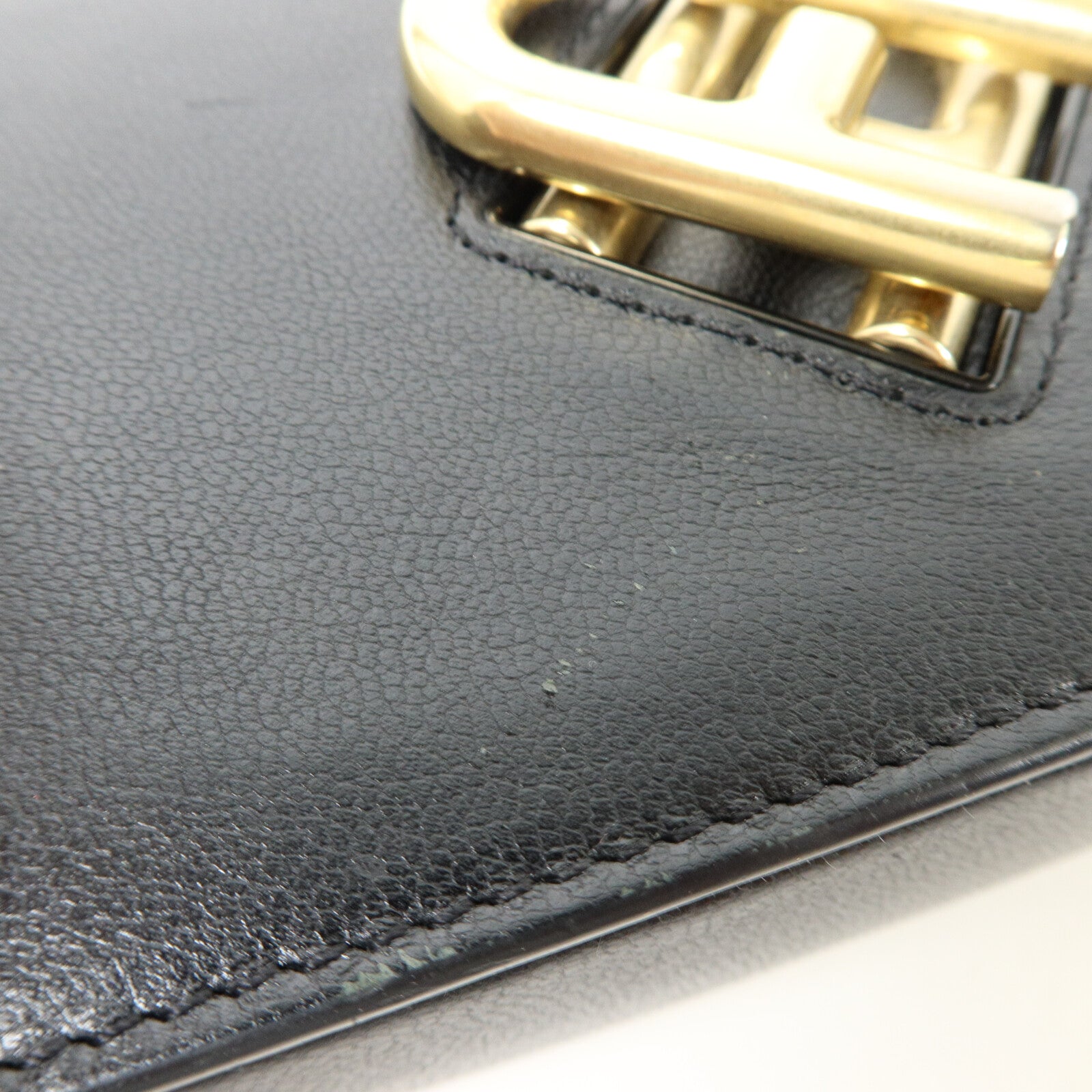 Furla 牛皮皮革Chain Shoulder鏈帶肩背袋