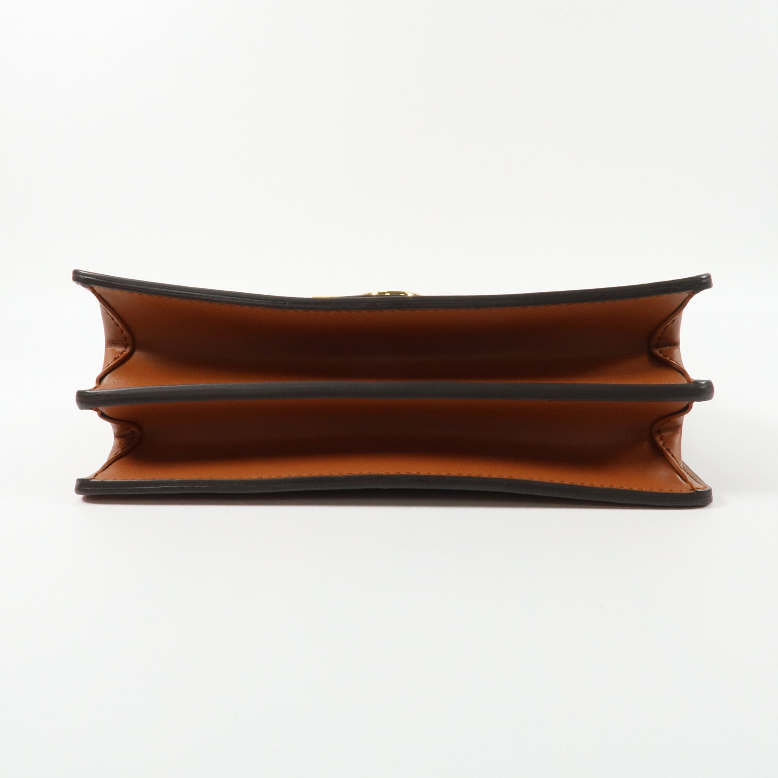 LOUIS VUITTON Monogram Reverse Dauphine MM金扣手挽肩背兩用袋