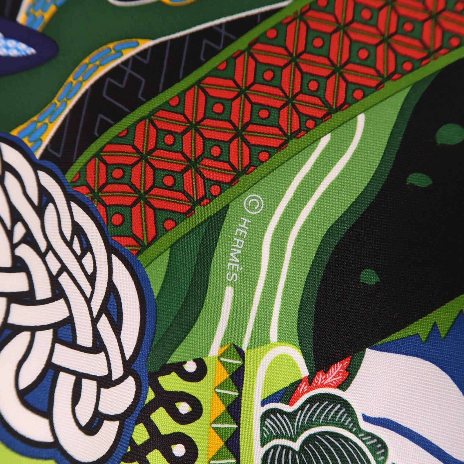 HERMES 絲質Scarf 90X90絲巾