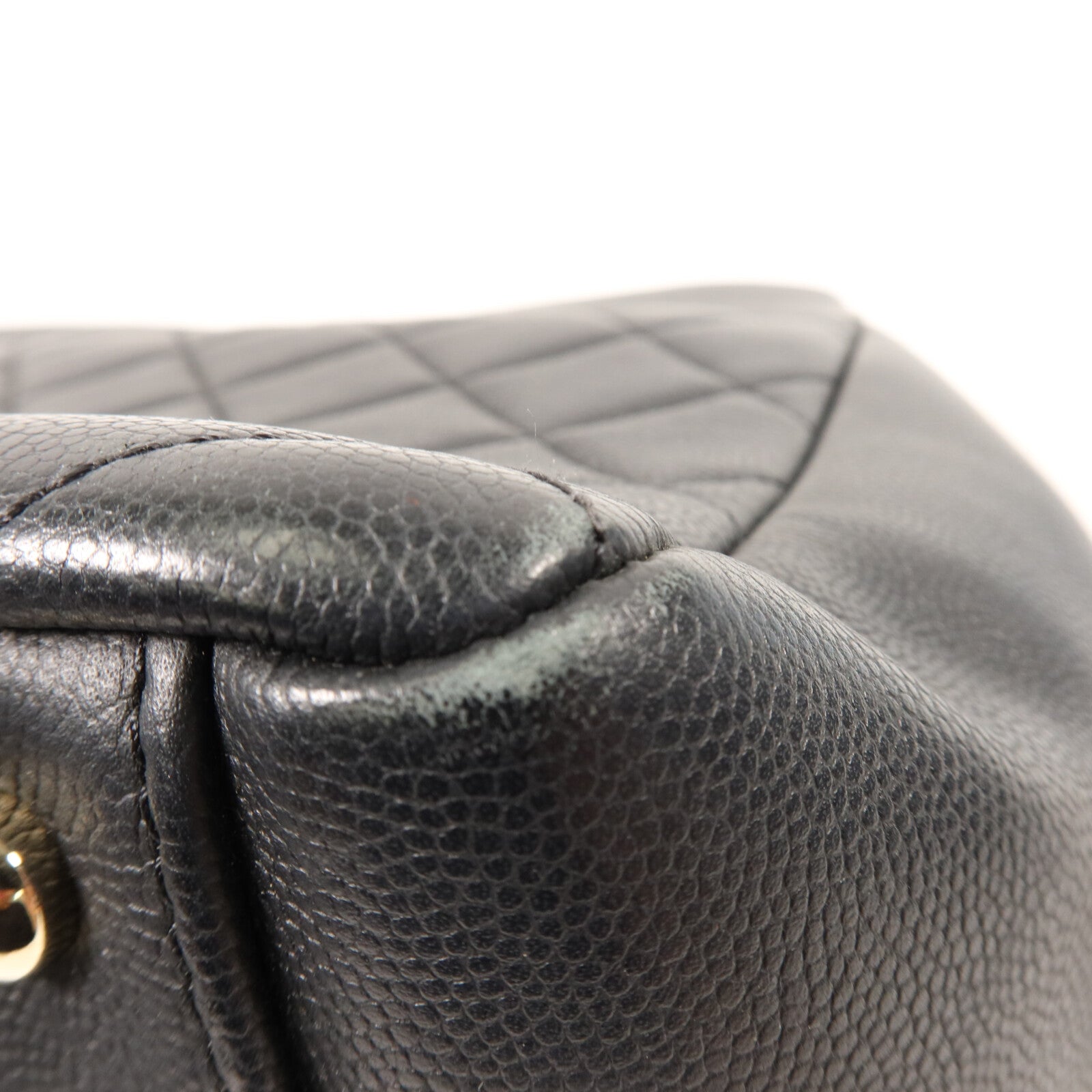 CHANEL 牛皮皮革Business Affinity Shopping Bag鏈帶手挽肩背兩用袋