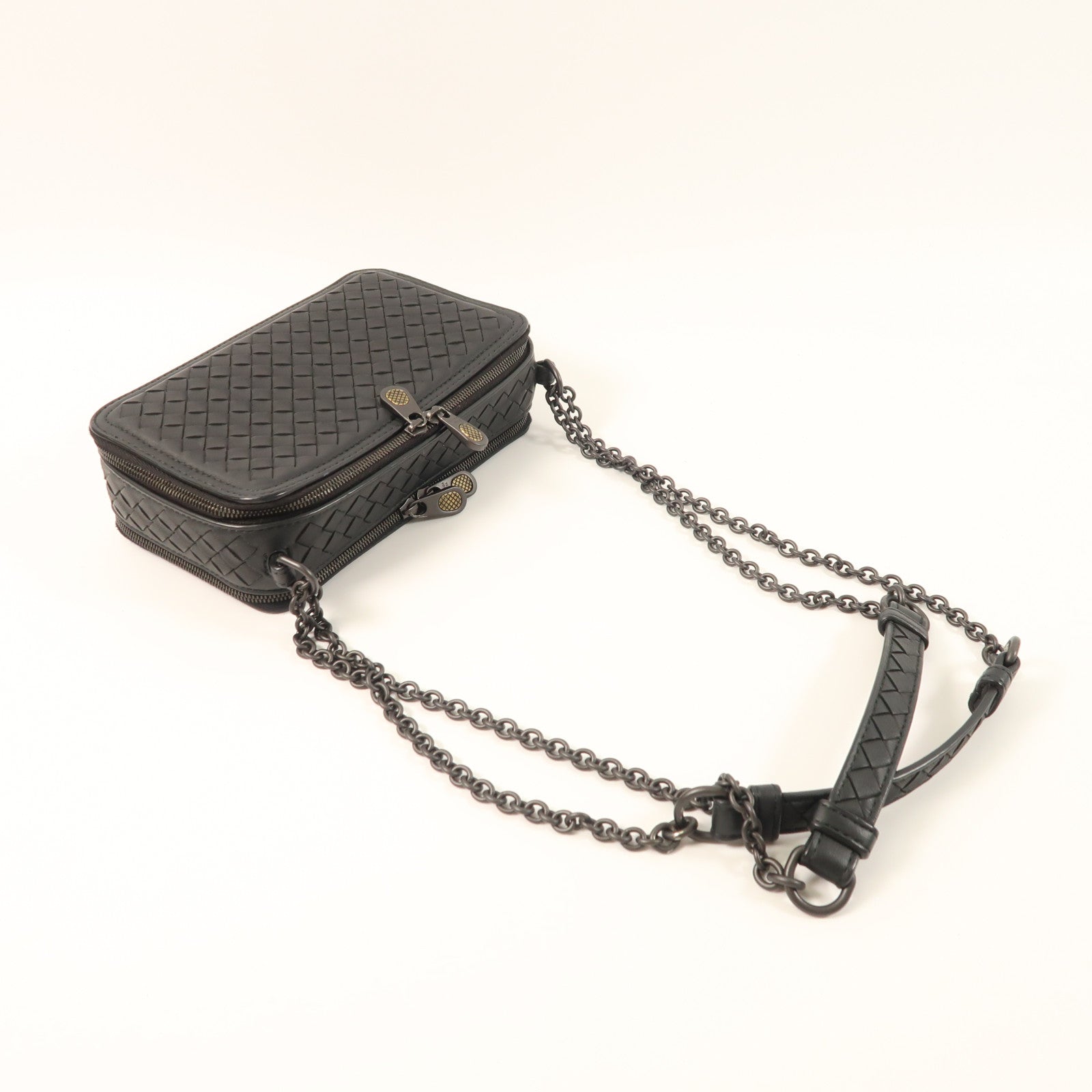 BOTTEGA VENETA 羊皮皮革Chain Shoulder鏈帶肩背袋