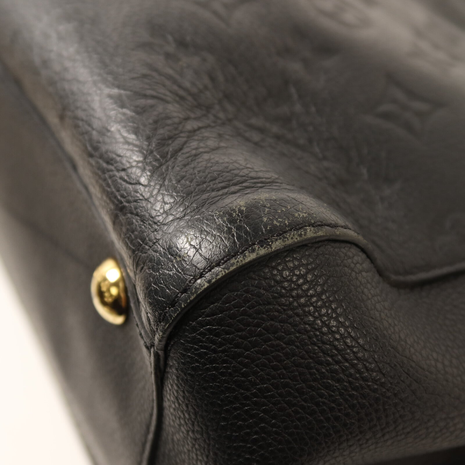 LOUIS VUITTON Monogram Empreinte Montaigne GM金扣手挽肩背兩用袋