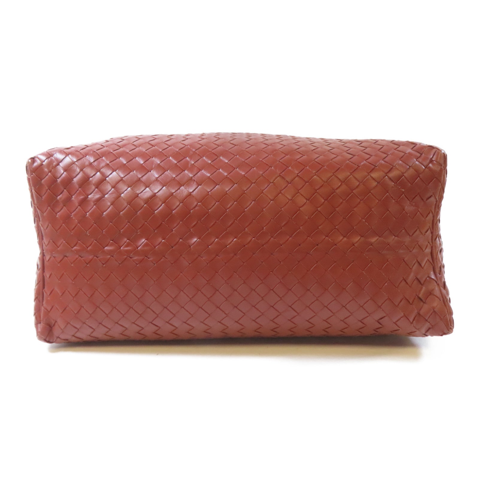 BOTTEGA VENETA 羊皮皮革Shoulder Bag銀扣肩背袋啡色