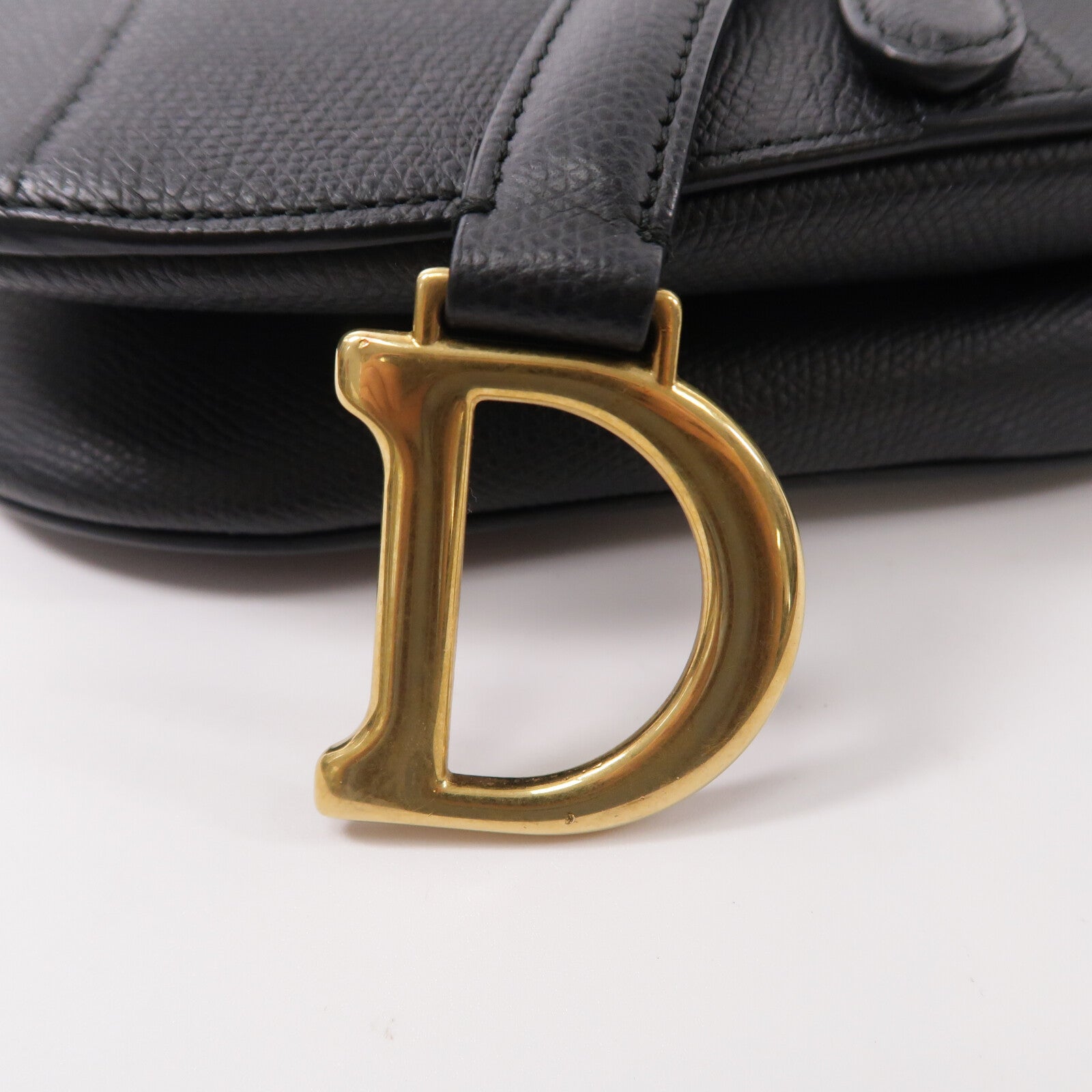 Dior 牛皮皮革Saddle Mini手挽肩背兩用袋
