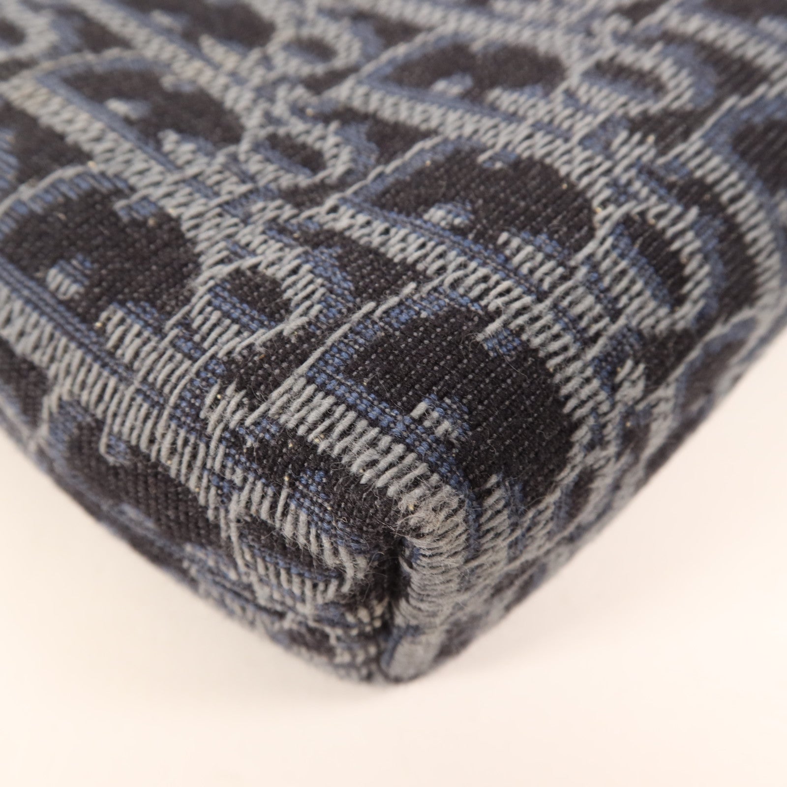 Dior 帆布Clutch Bag銀扣手拿包