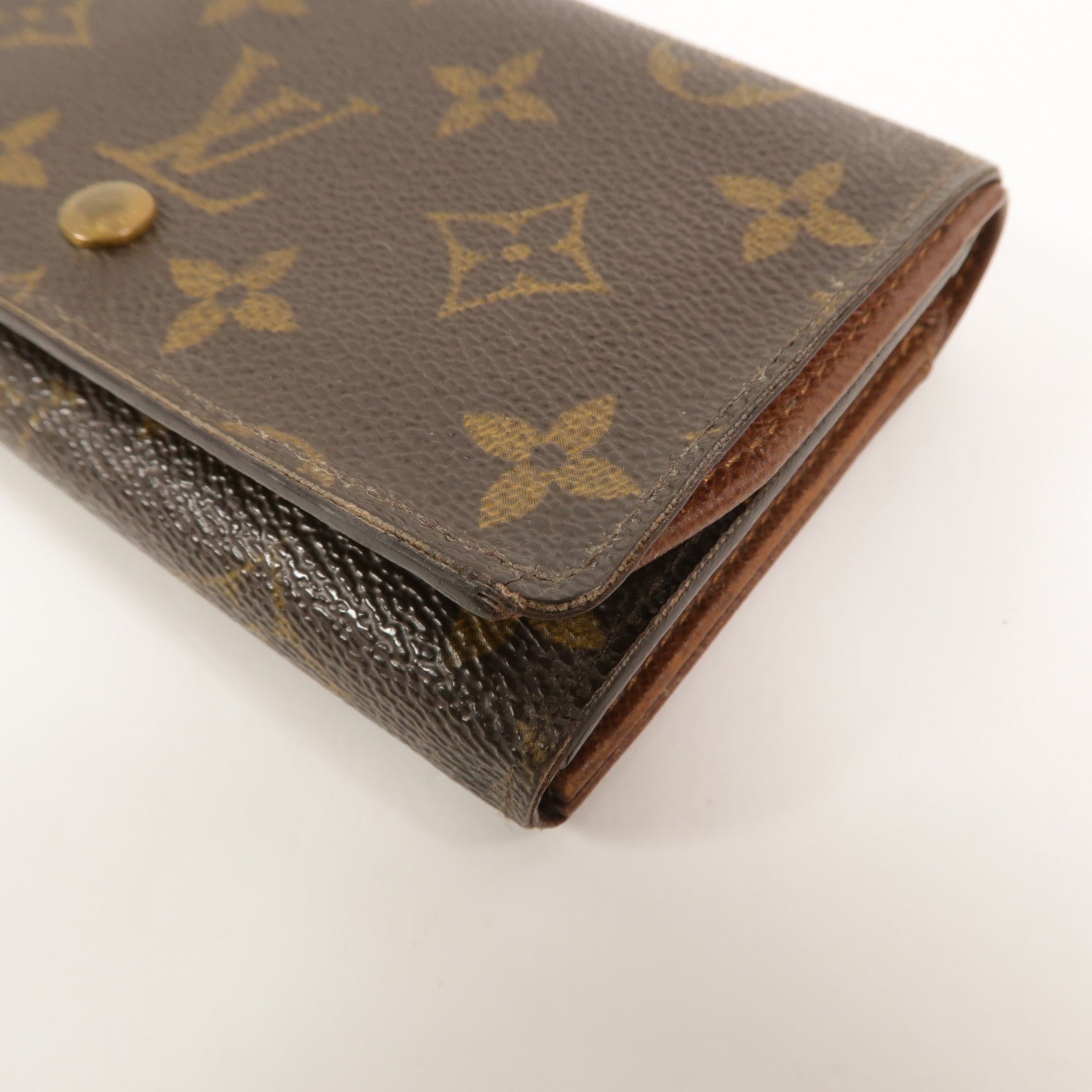 LOUIS VUITTON Monogram Porte Monnaie Tresor Wallet長錢包