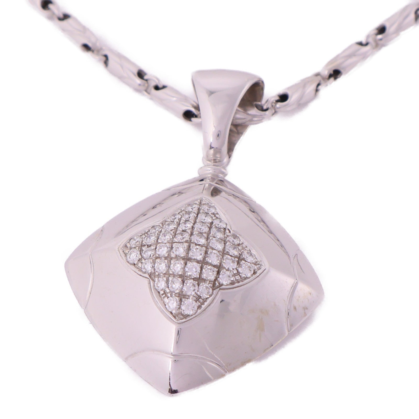 BVLGARI 18K白金Diamond Necklace鑽石項鍊