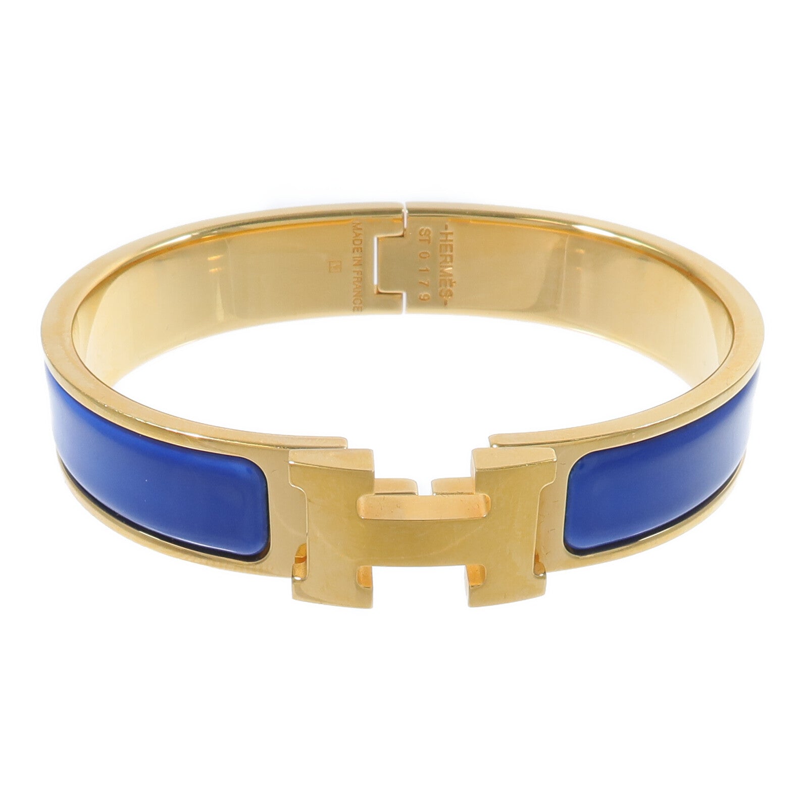 HERMES 金屬/琺瑯Clic H Bracelet手鐲