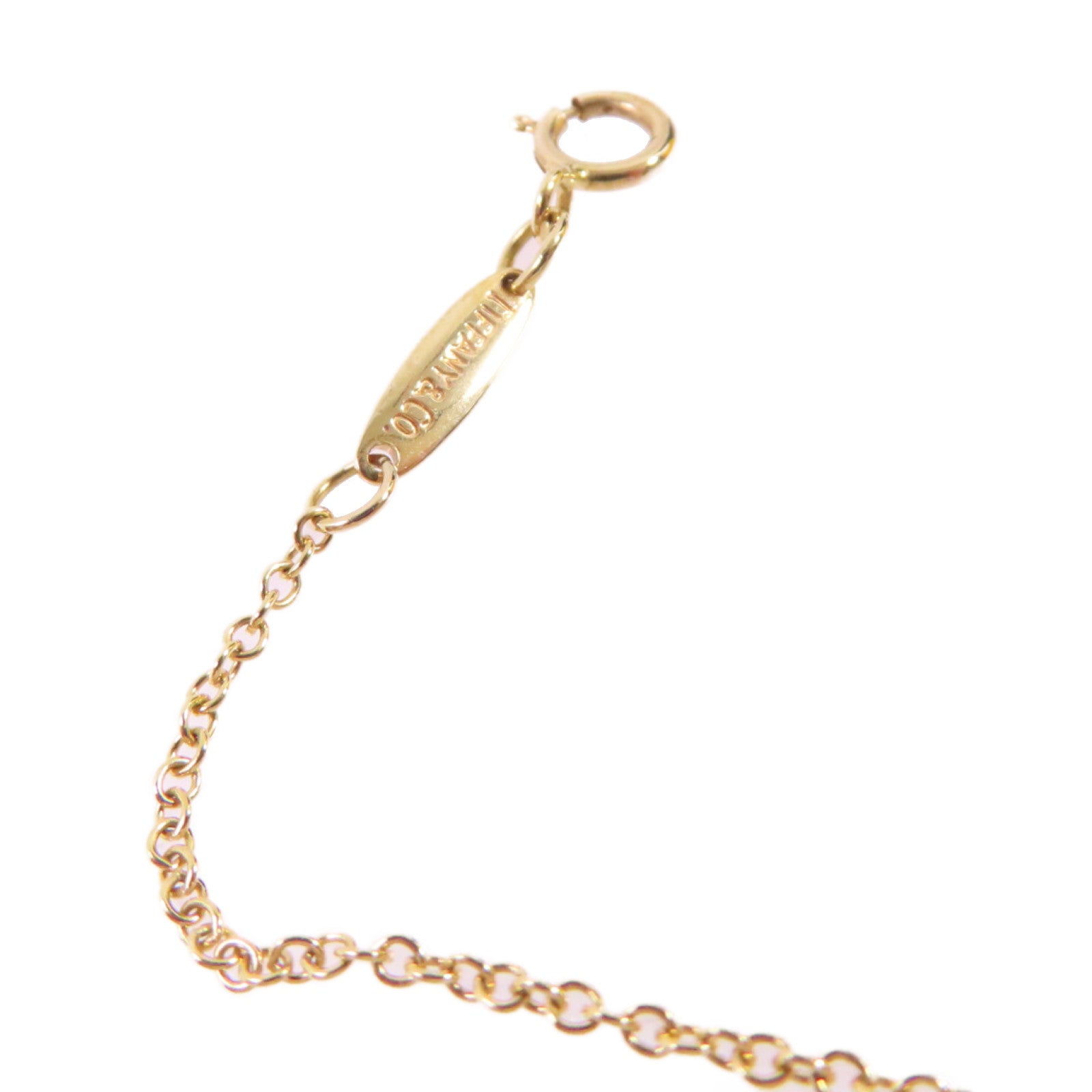 TIFFANY＆CO 18K黃金Open Heart Necklace項鍊