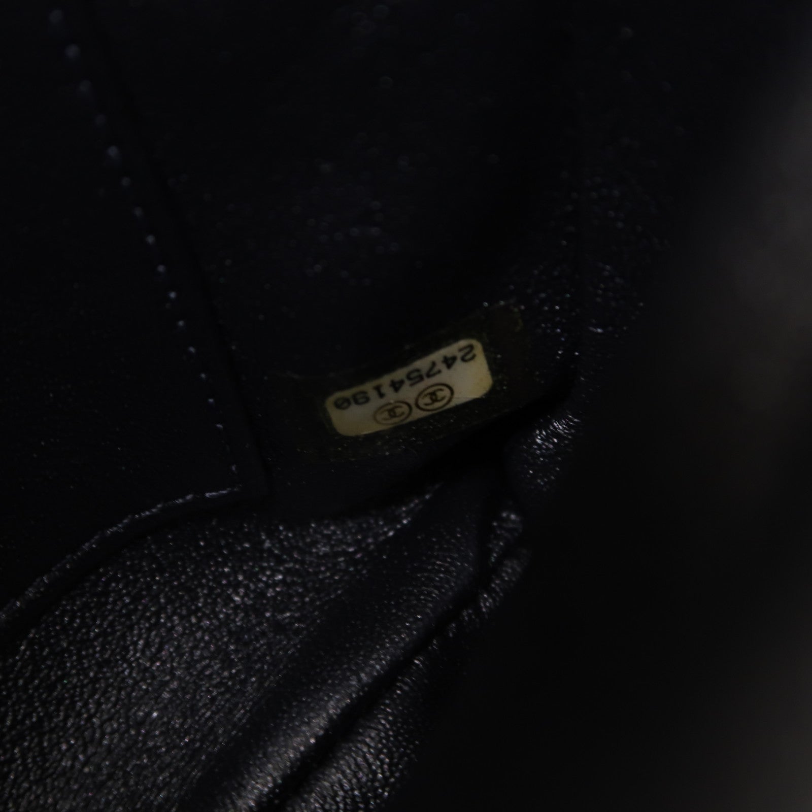 CHANEL 【激減優惠】牛皮皮革/蛇皮皮革Shoulder Bag金扣鏈帶肩背袋黑色