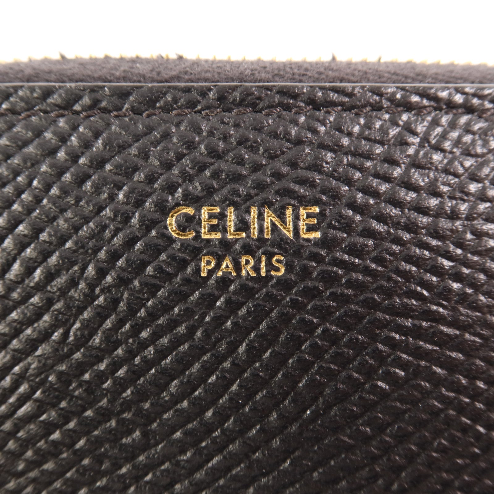 CELINE 牛皮皮革Wallet金扣錢包