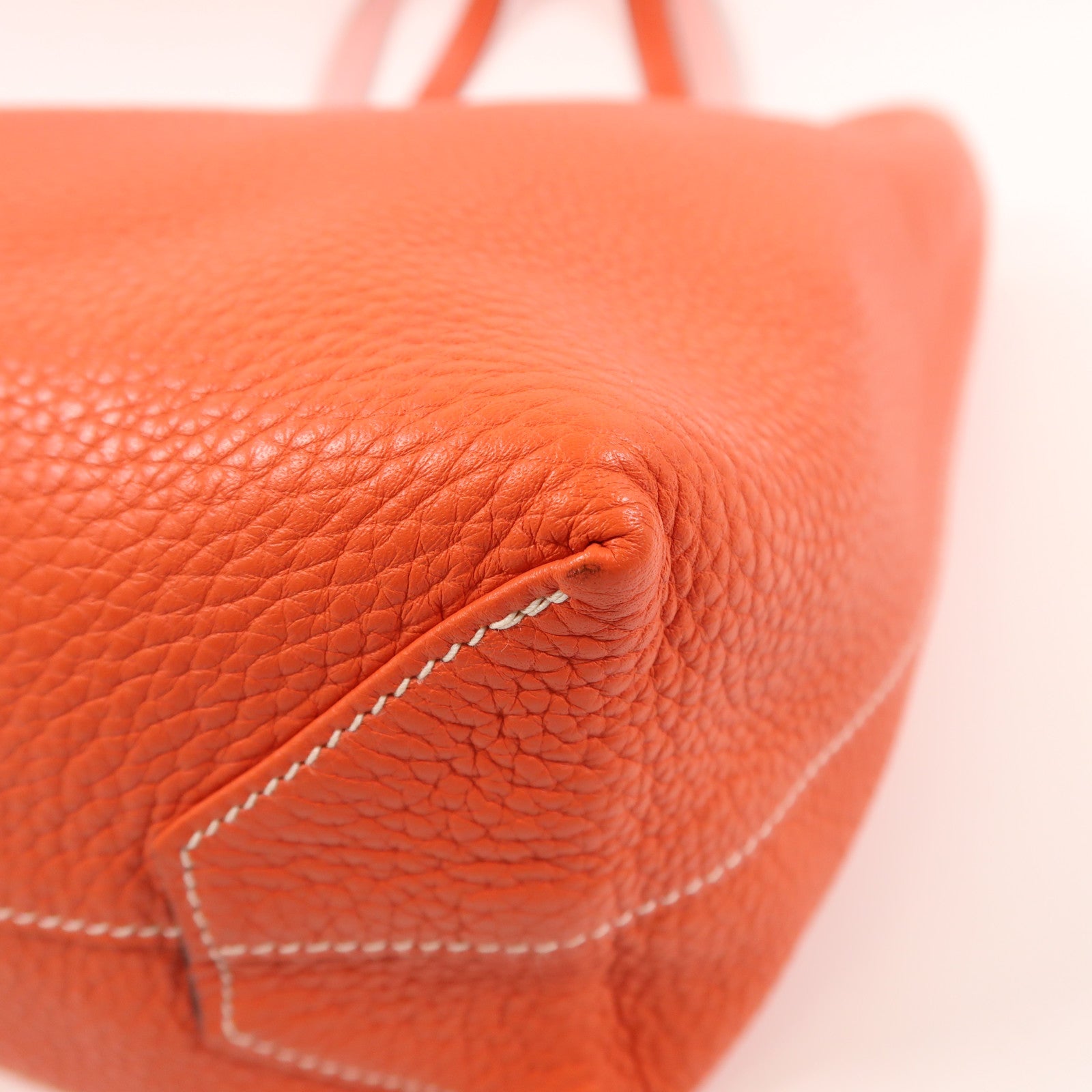 HERMES【激減優惠】 Swift/Clemence皮革Double Sens手挽袋2R Rouge Pivoine/3Q Rose Sakura