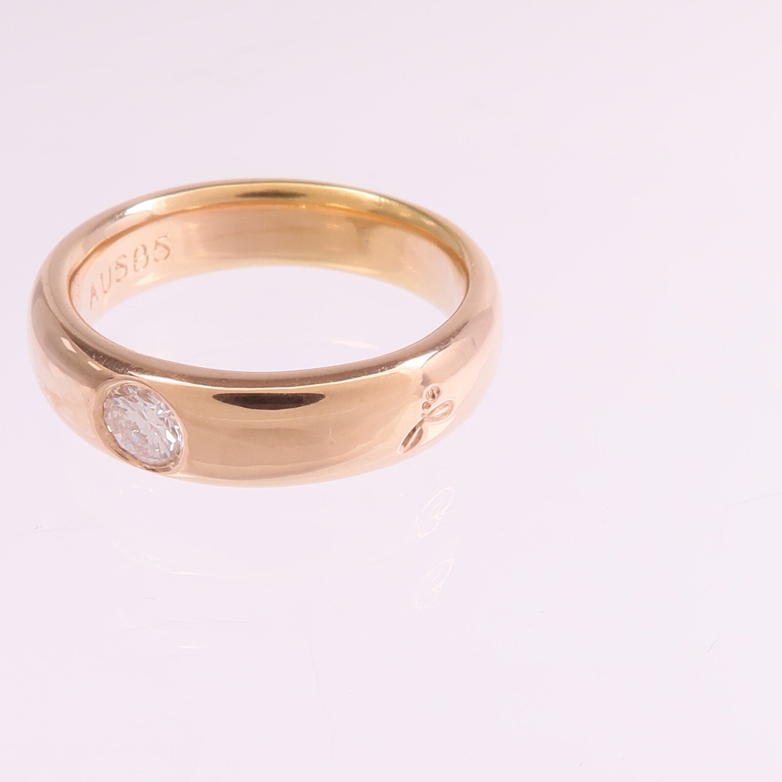 JEWELRY 18K玫瑰金Diamond Ring鑽石戒指US#5.25
