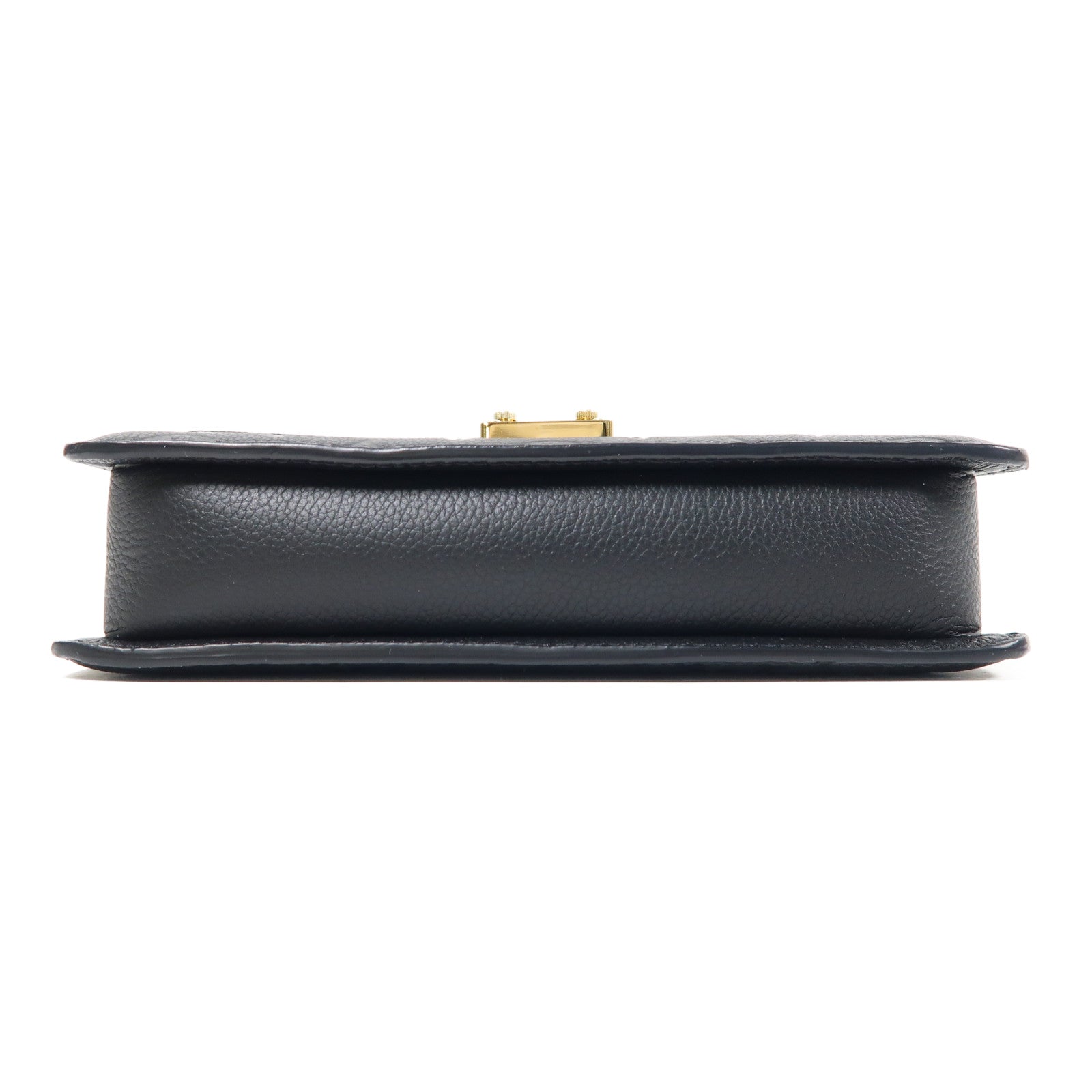 LOUIS VUITTON Monogram Empreinte Wallet On Chain Metis金扣鏈帶肩背袋黑色