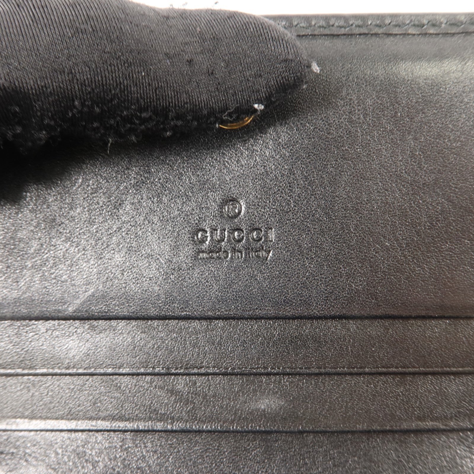 GUCCI 牛皮皮革GG Marmont Card Case Wallet金扣錢包