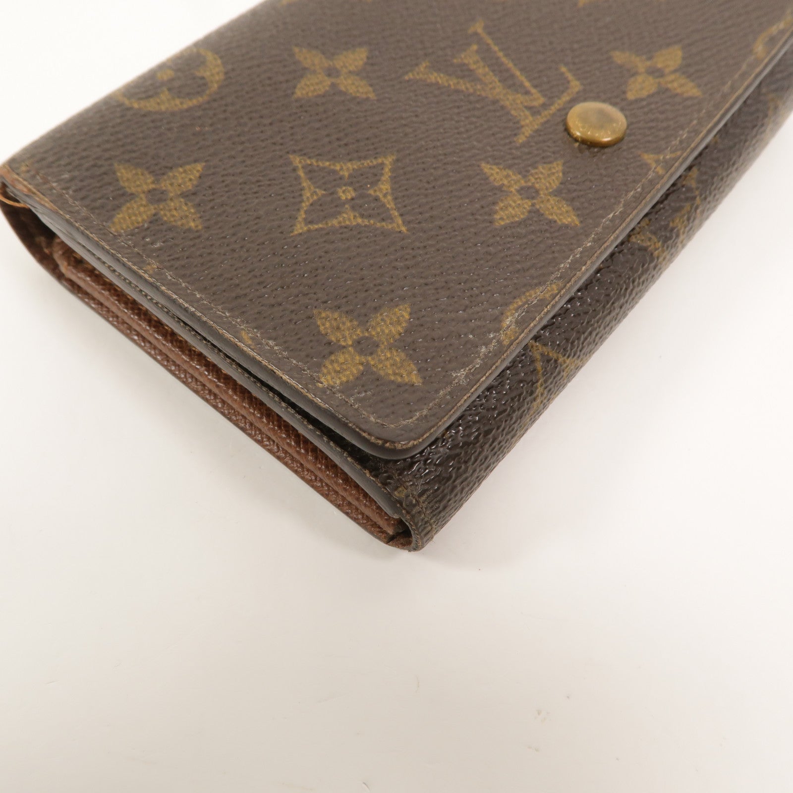 LOUIS VUITTON Monogram Porte Monnaie Tresor Wallet長錢包