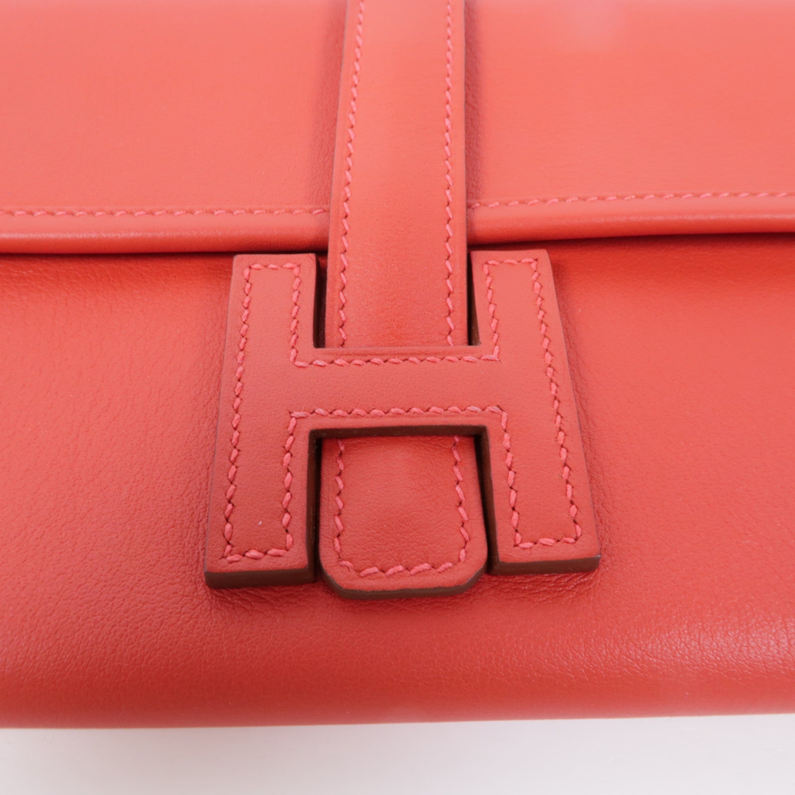 HERMES 【激減優惠】Evercolor皮革Jige手拿包