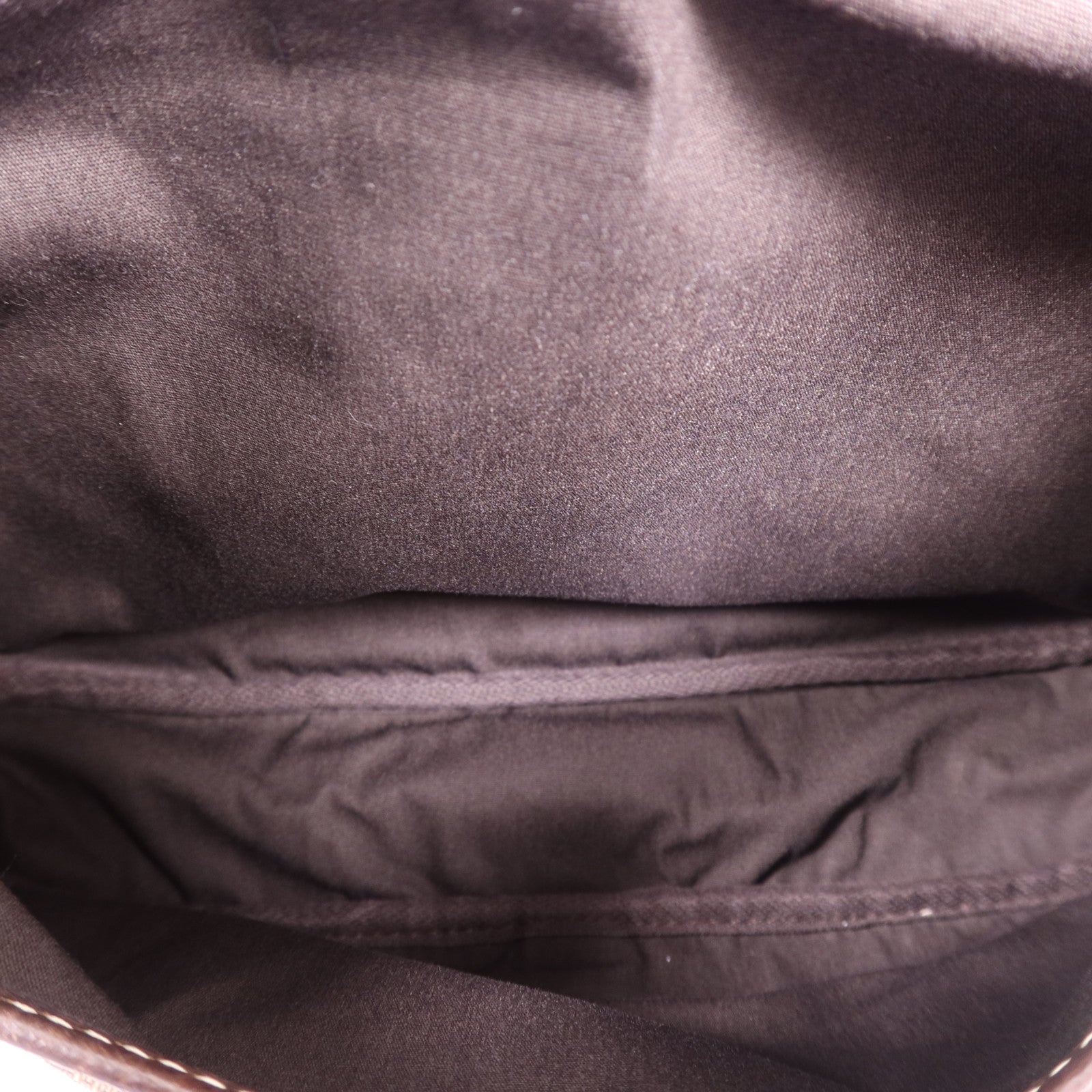 LOUIS VUITTON Monogram Mini Lin Saumur 30金扣肩背袋