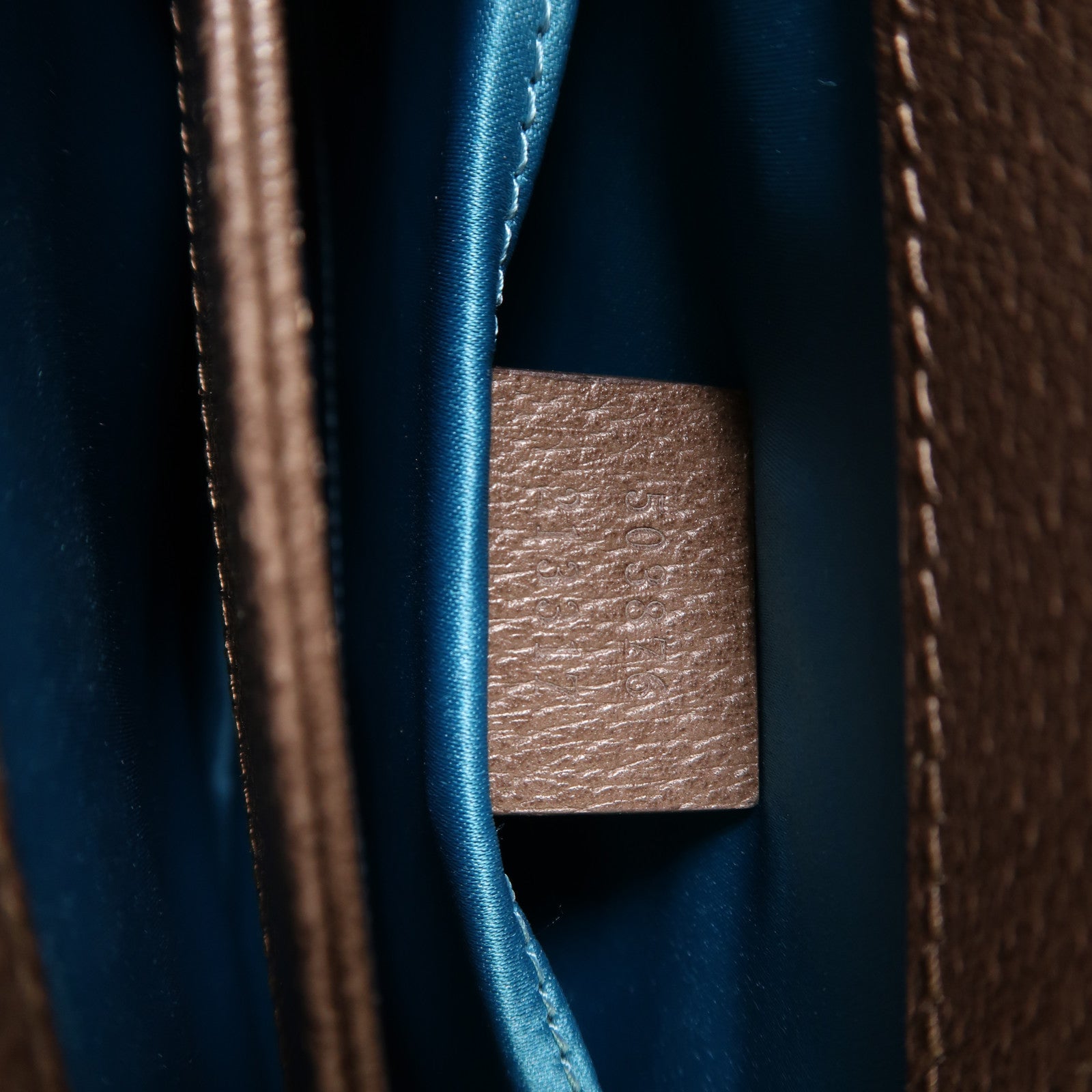 GUCCI 塗層帆布Shoulder Bag金扣肩背袋啡色