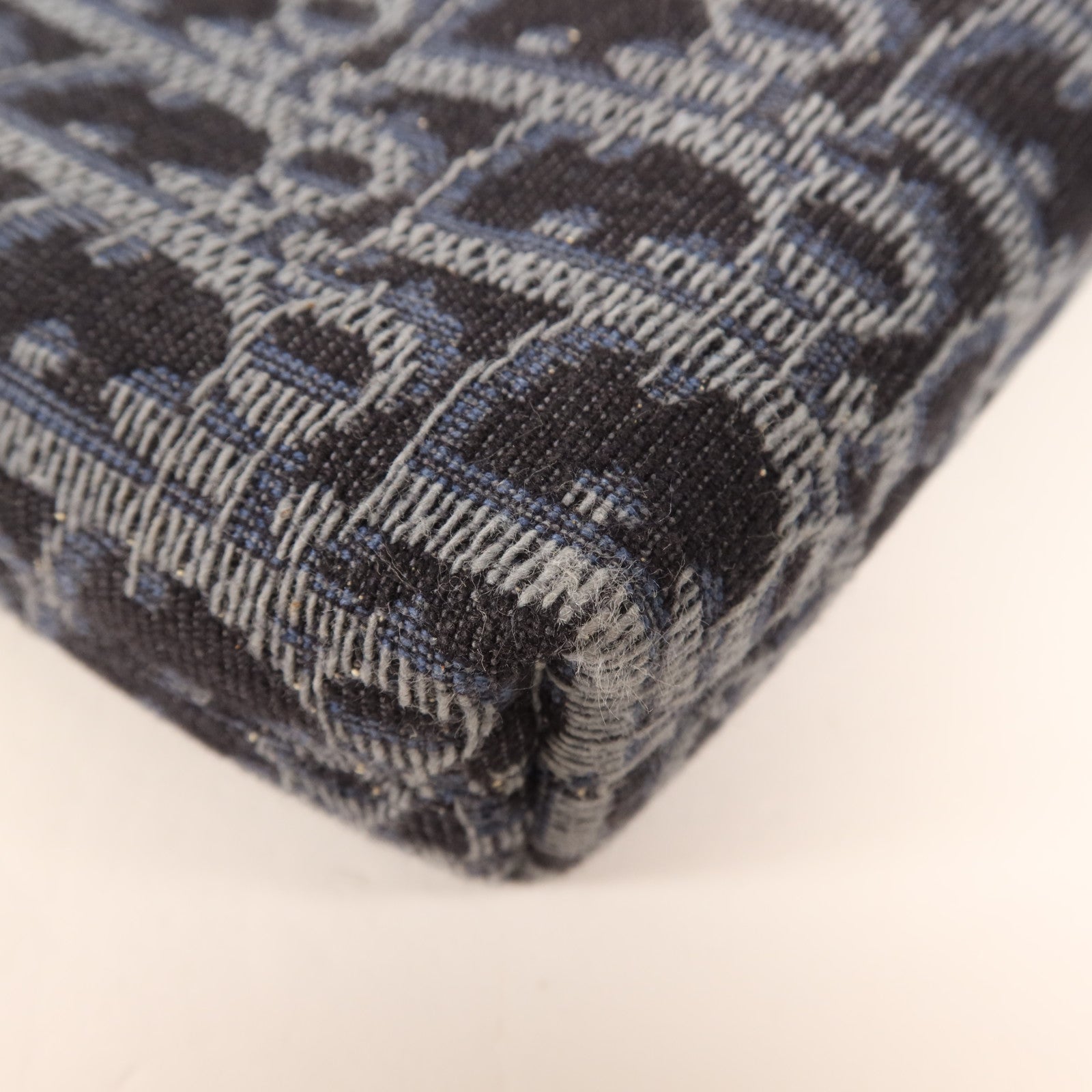 Dior 帆布Clutch Bag銀扣手拿包