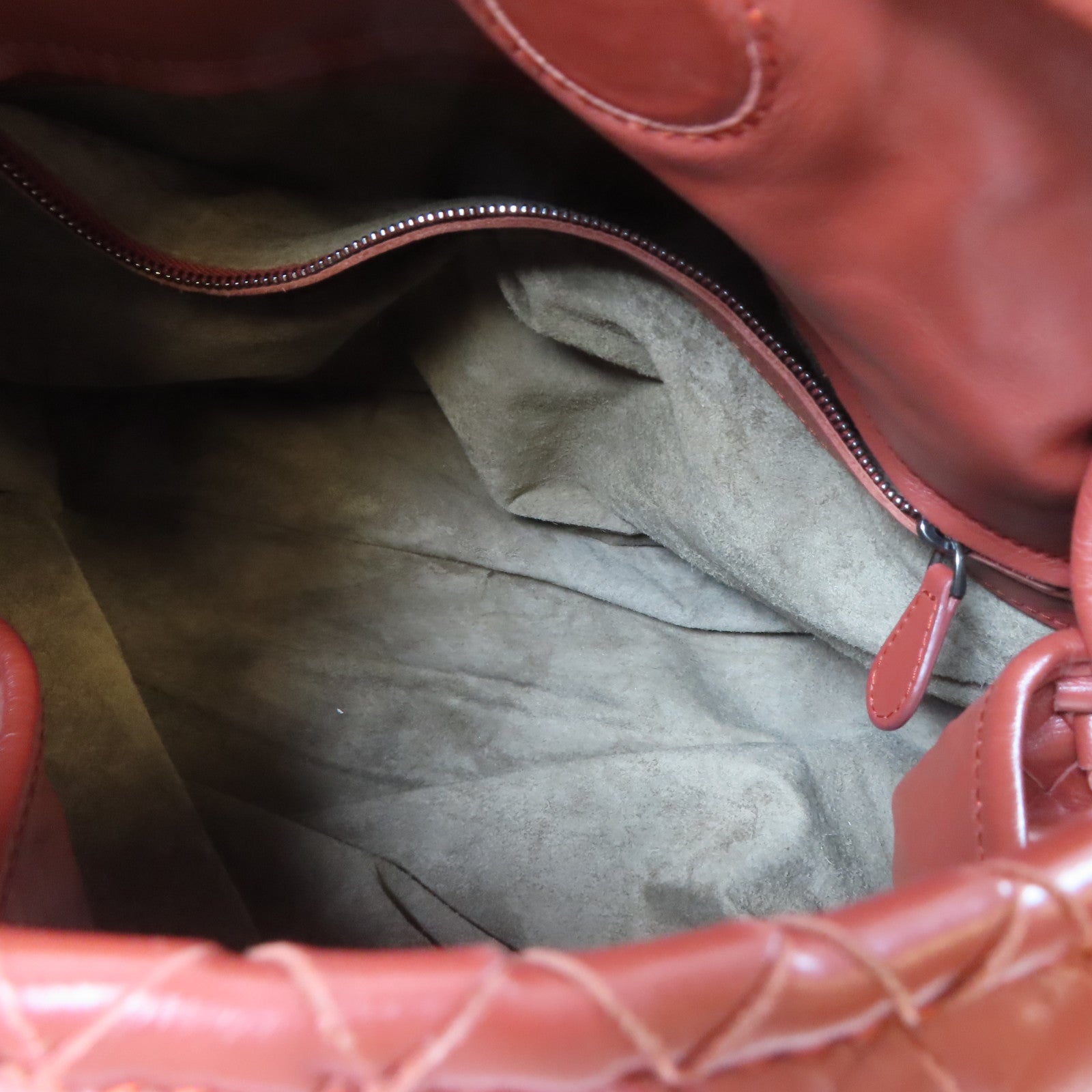 BOTTEGA VENETA 羊皮皮革Shoulder Bag銀扣肩背袋啡色