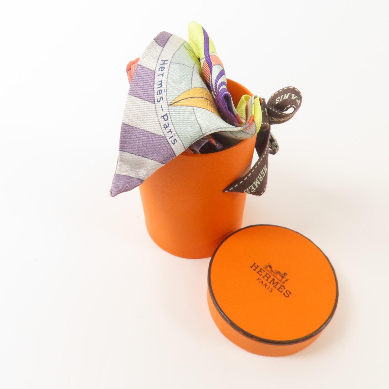 HERMES 絲質Twilly絲巾