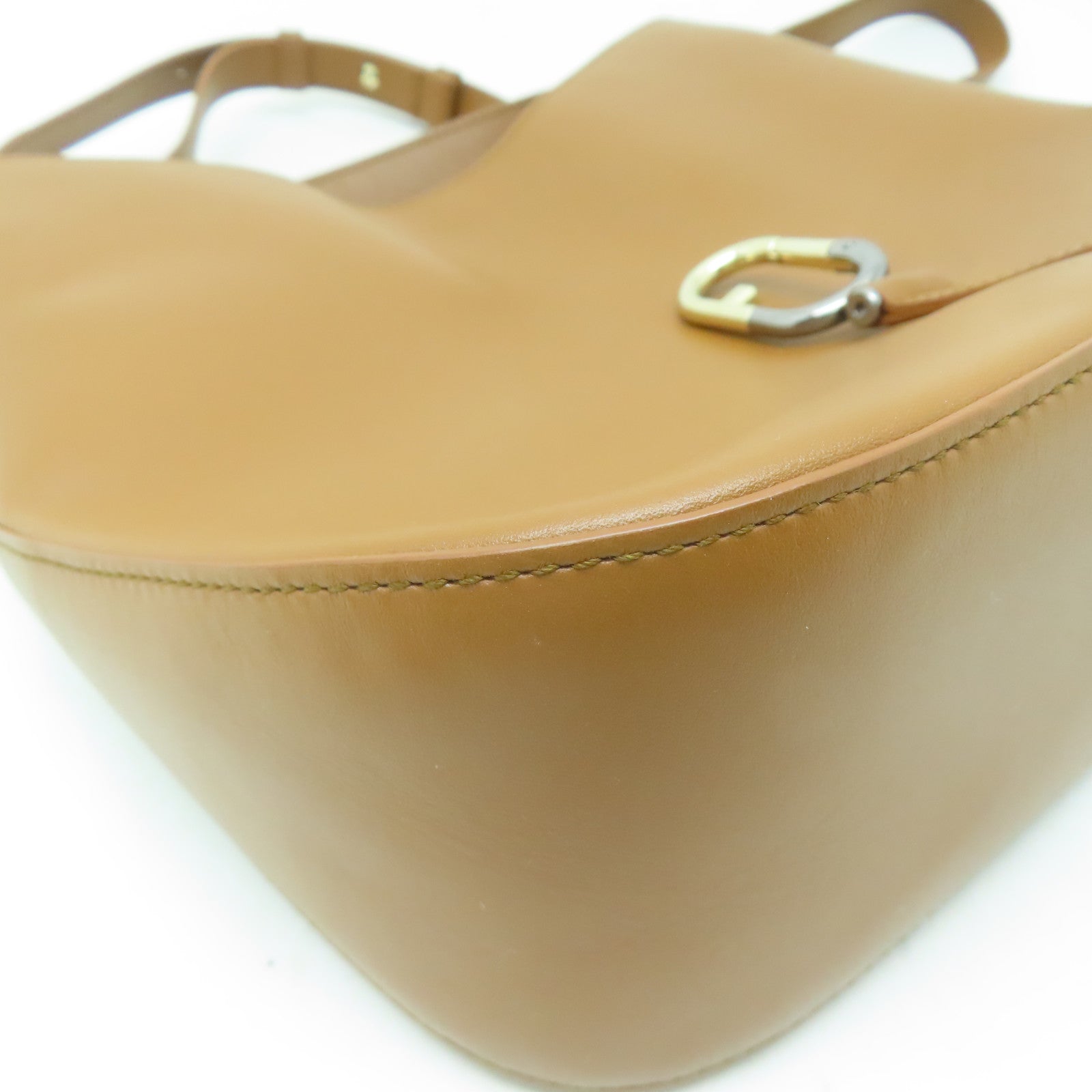 Furla 牛皮皮革Sirena M Hobo Bag金扣手挽肩背兩用袋啡色