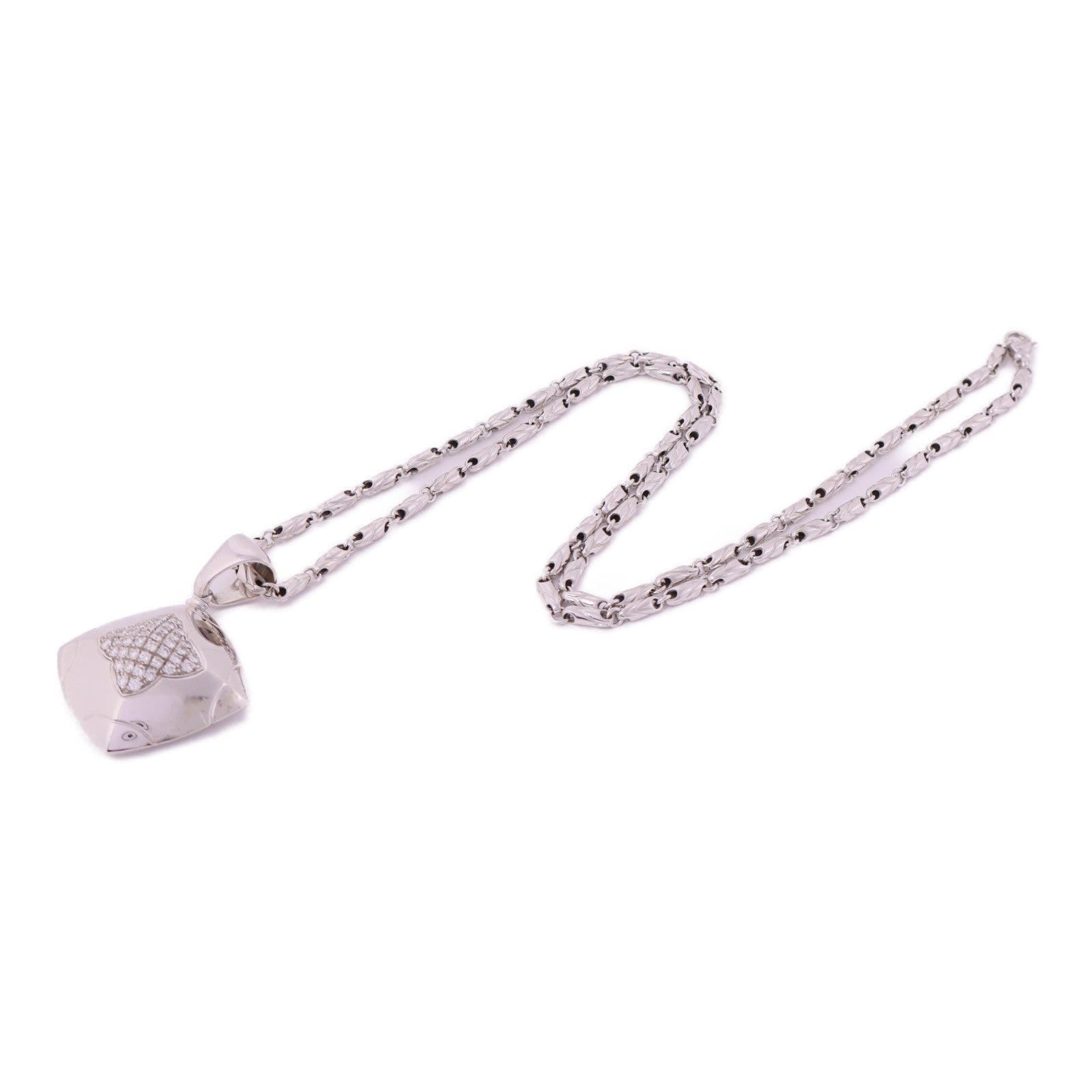 BVLGARI 18K白金Diamond Necklace鑽石項鍊