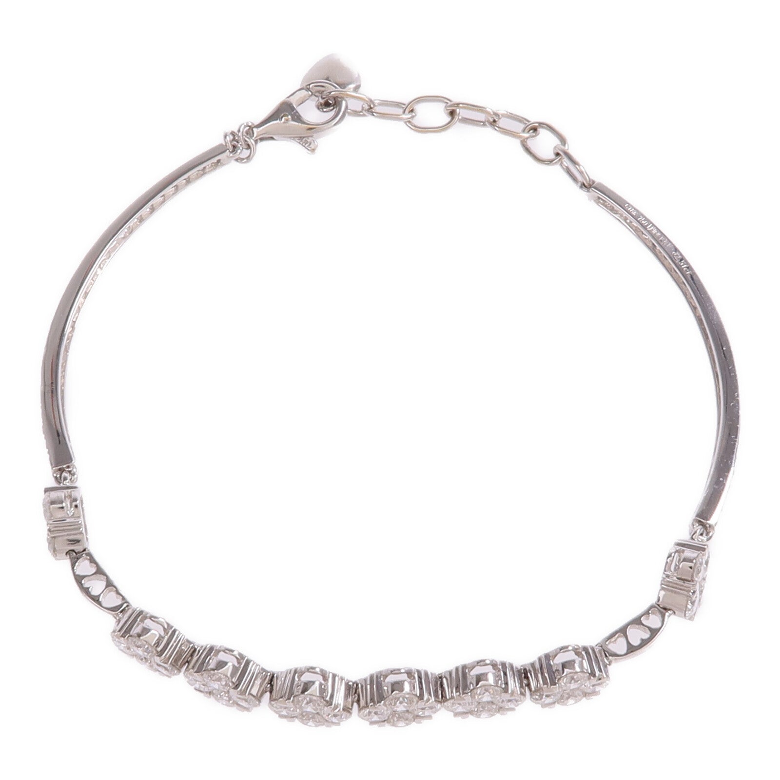 JEWELRY 18K白金Diamond Bracelet鑽石手鏈