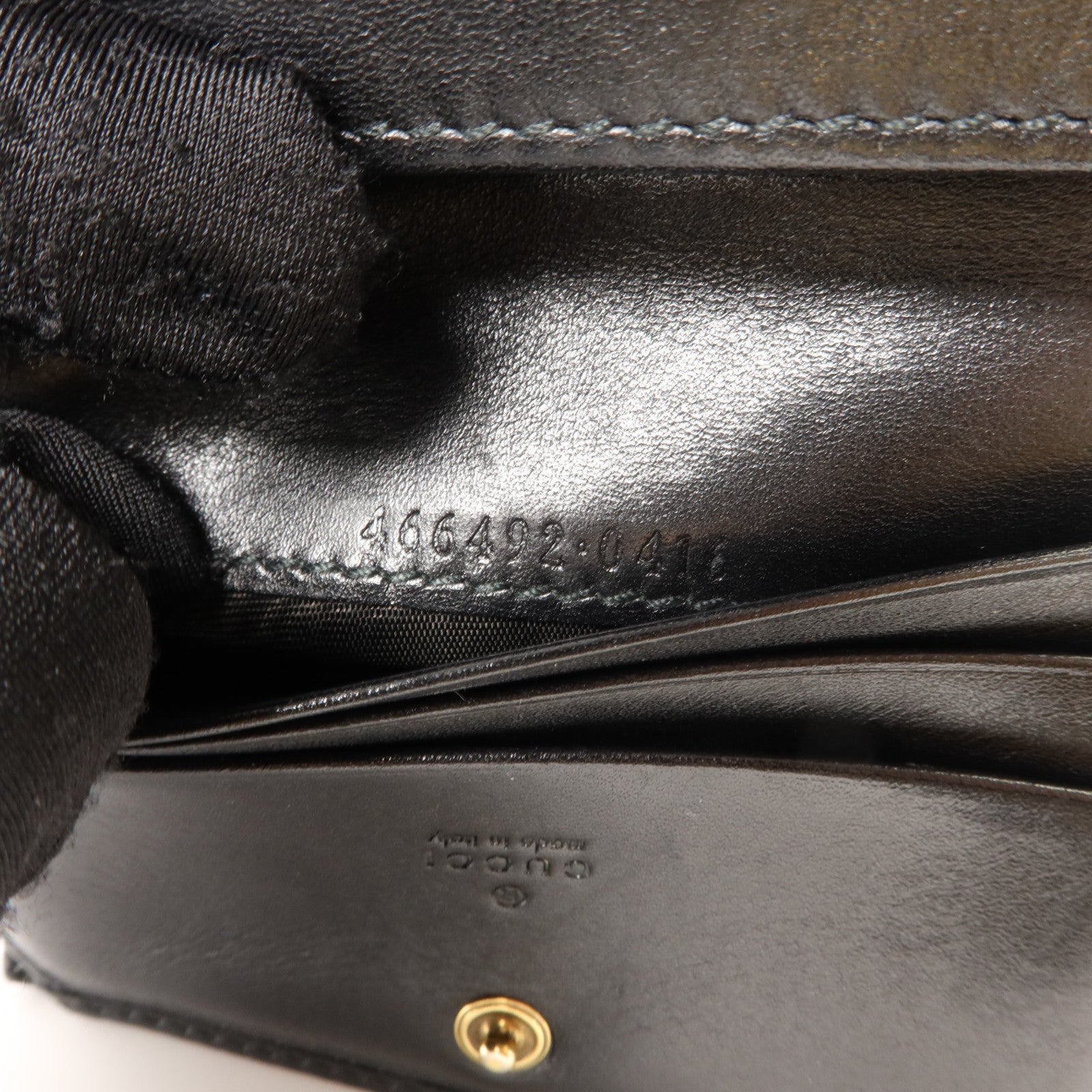 GUCCI 牛皮皮革GG Marmont Card Case Wallet金扣錢包