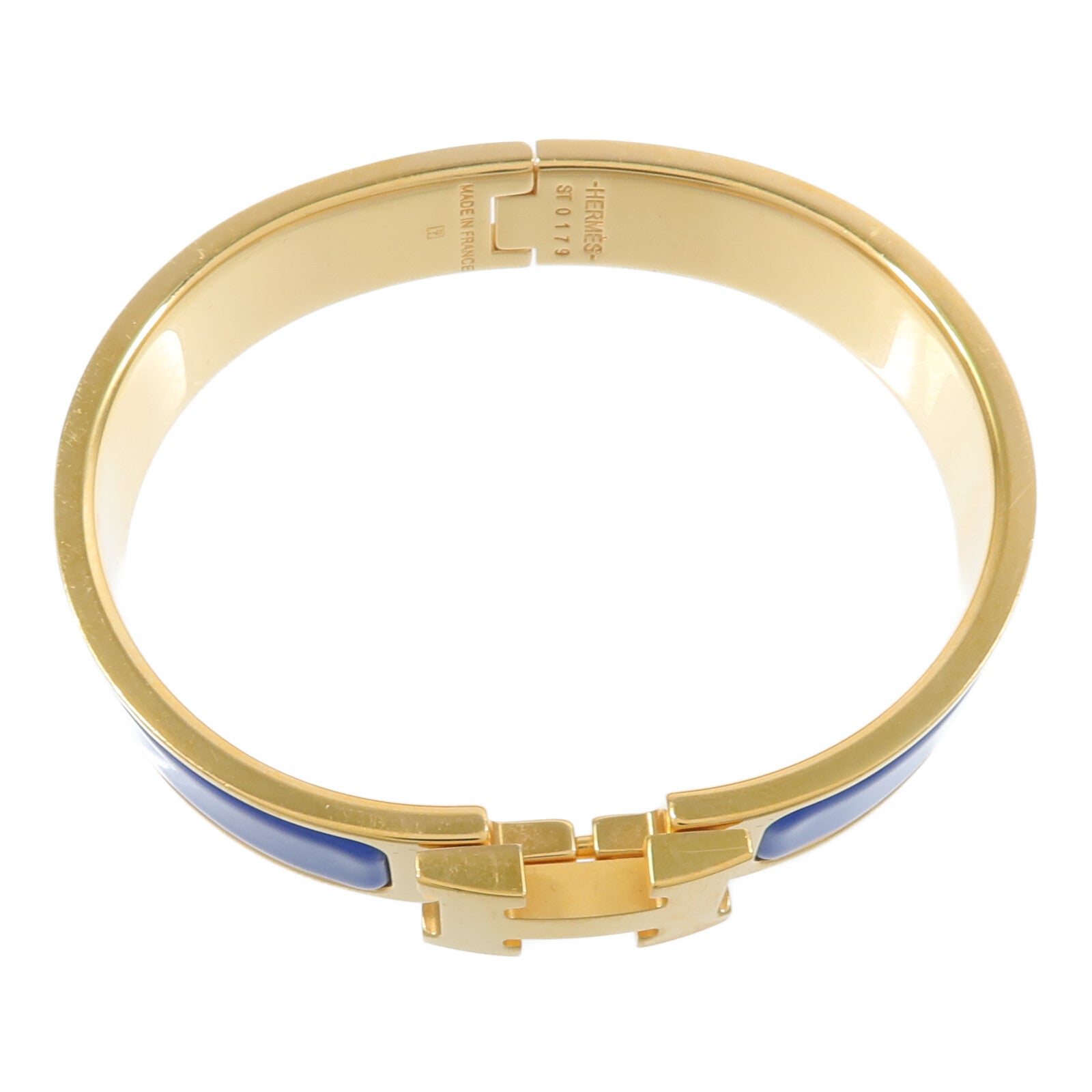 HERMES 金屬/琺瑯Clic H Bracelet手鐲