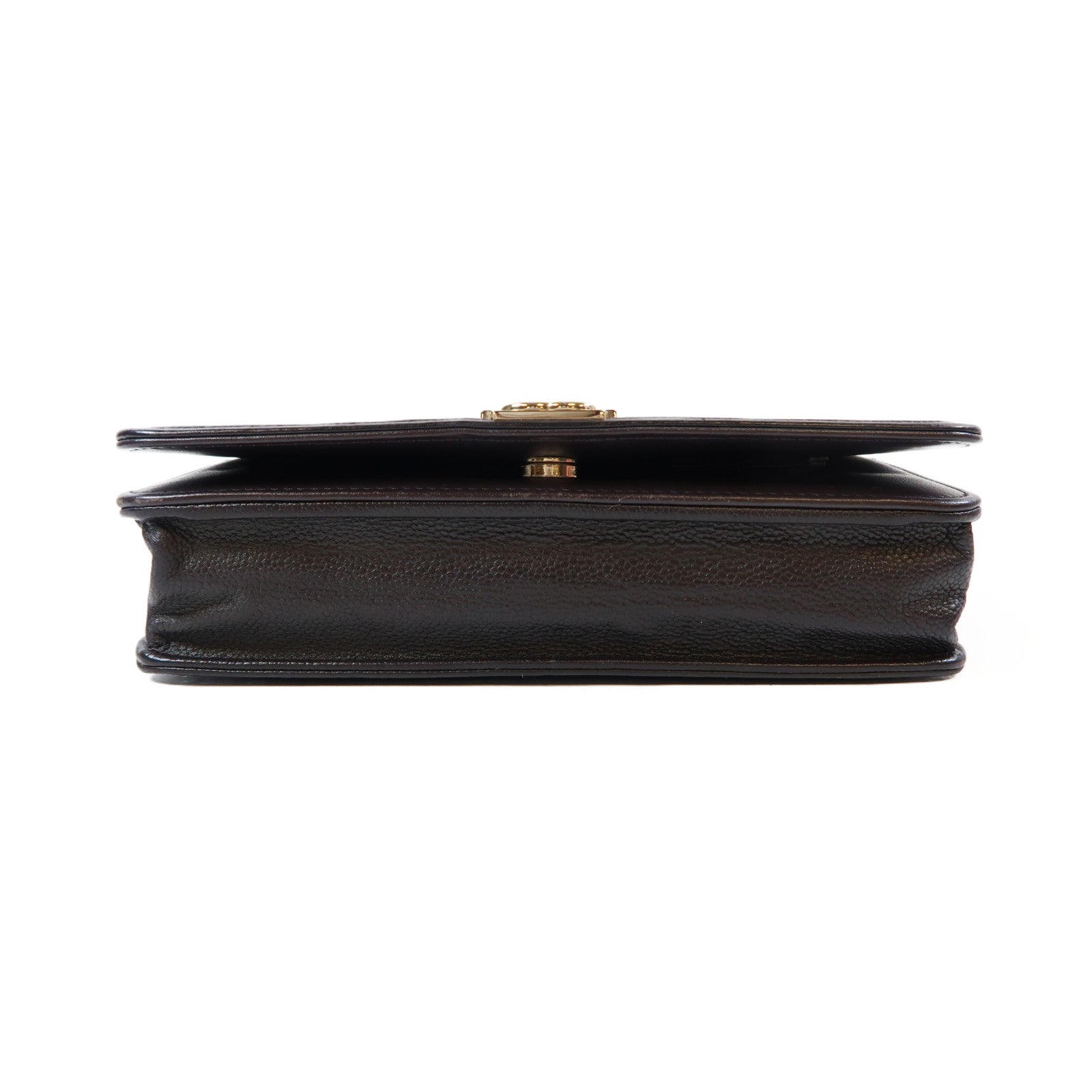 CHANEL 【激減優惠】菱格Caviar皮革Boy WOC Wallet On Chain金扣鏈帶肩背袋黑色