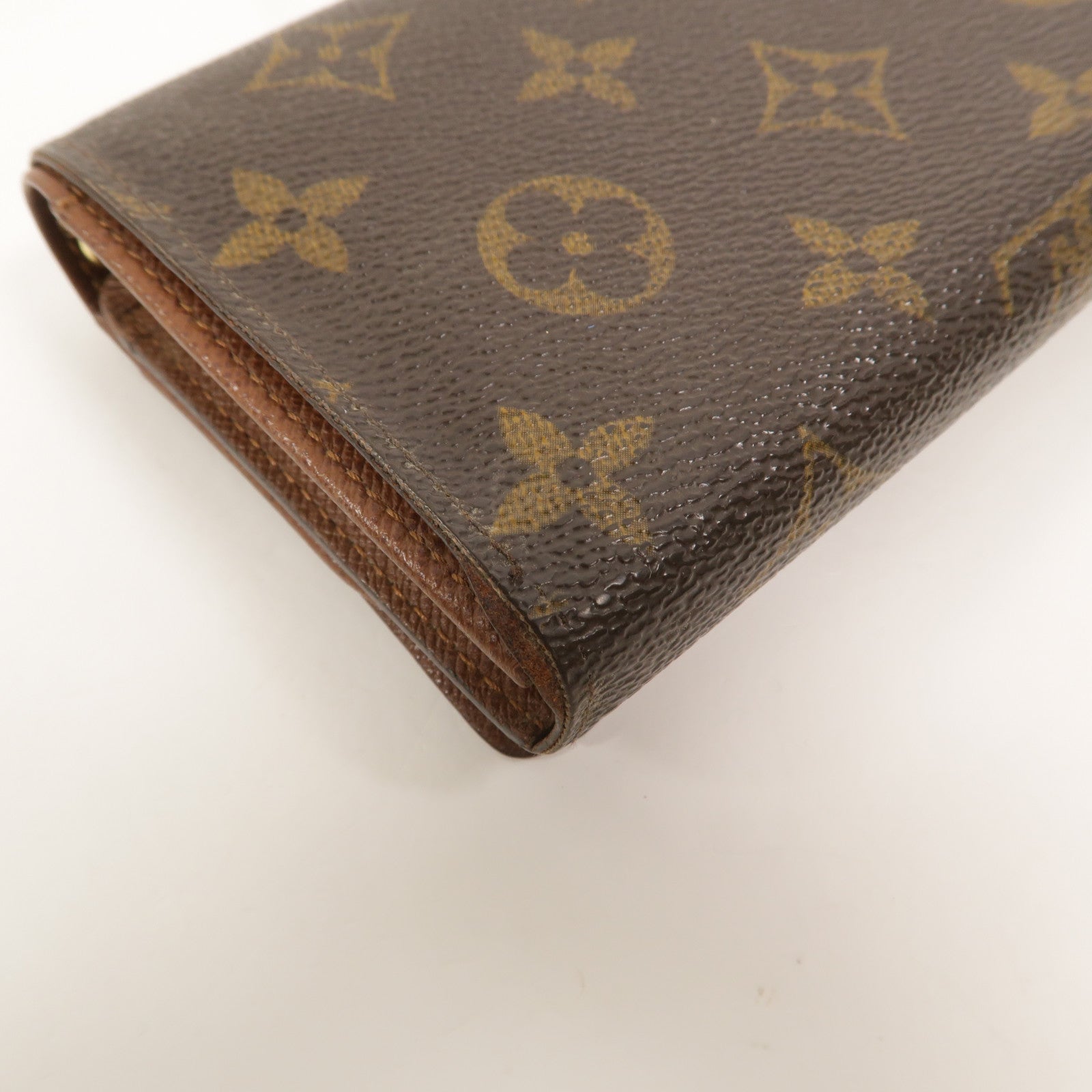 LOUIS VUITTON Monogram Porte Monnaie Tresor Wallet長錢包