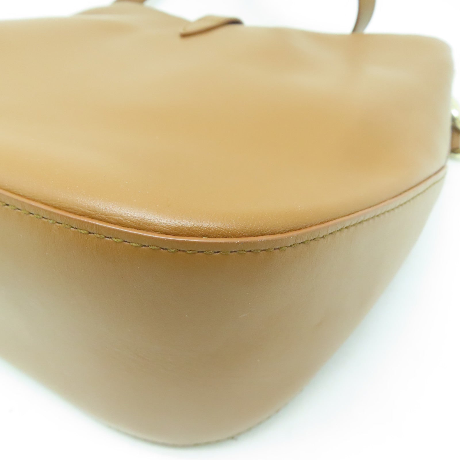 Furla 牛皮皮革Sirena M Hobo Bag金扣手挽肩背兩用袋啡色