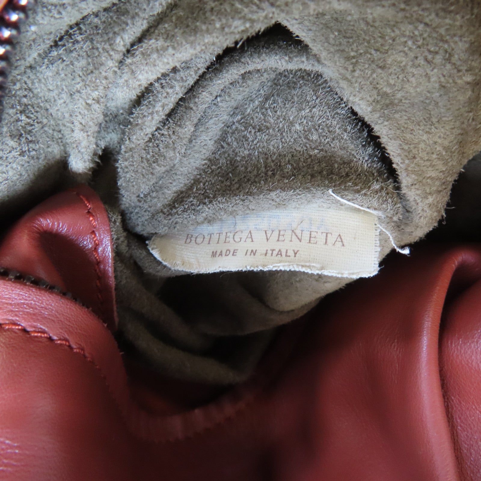 BOTTEGA VENETA 羊皮皮革Shoulder Bag銀扣肩背袋啡色