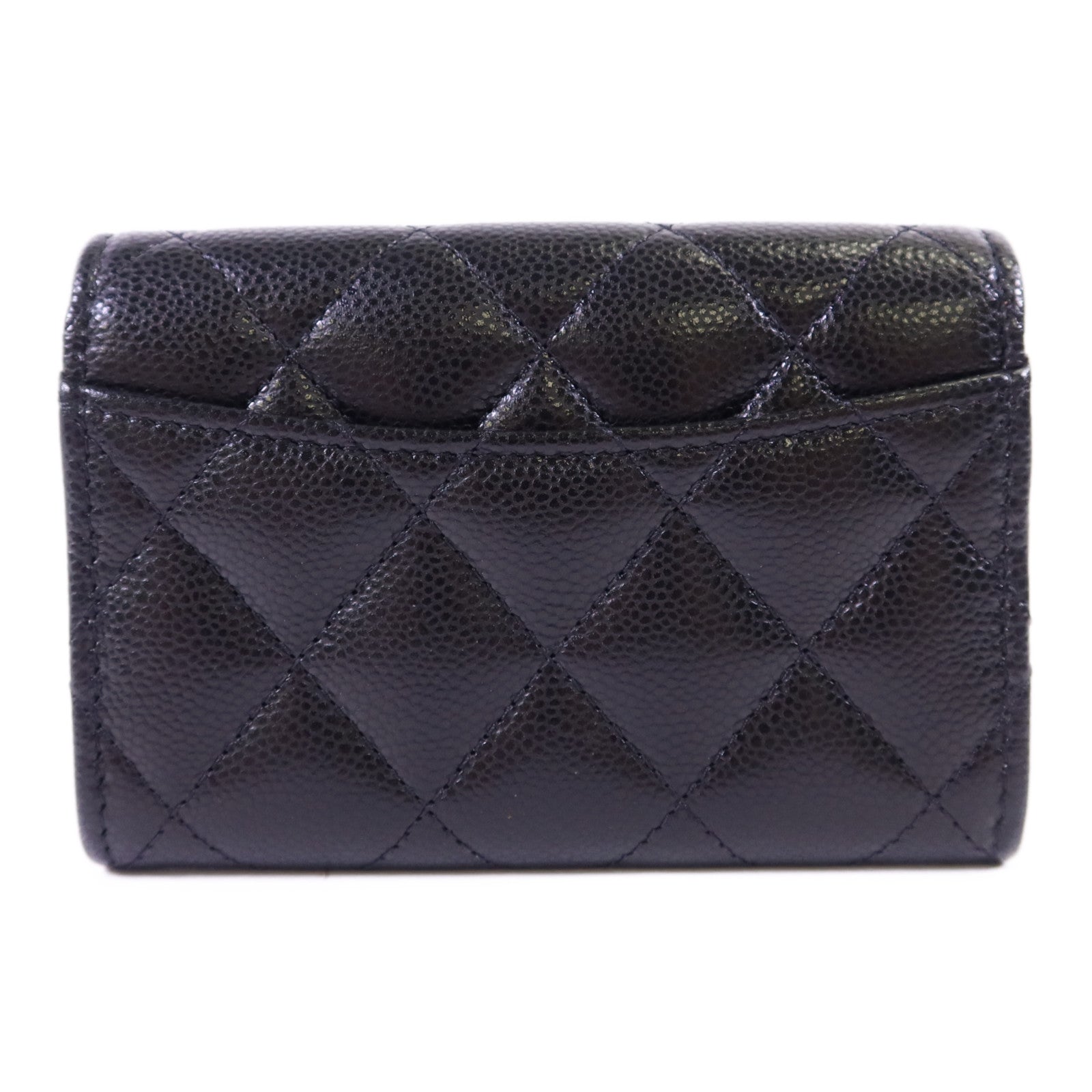 CHANEL 牛皮皮革Card Case金扣卡片套
