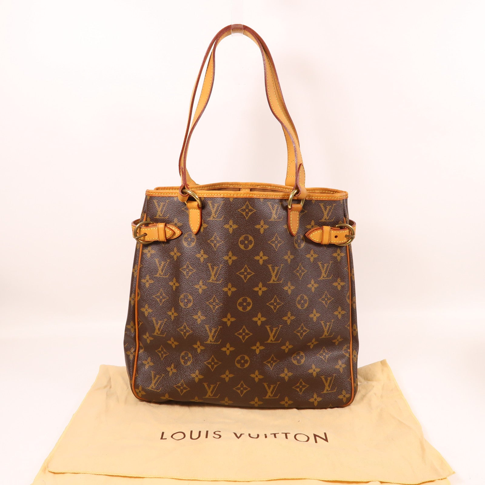 LOUIS VUITTON LV GHW Batignolles Shoulder Bag M51153 Monogram Brown