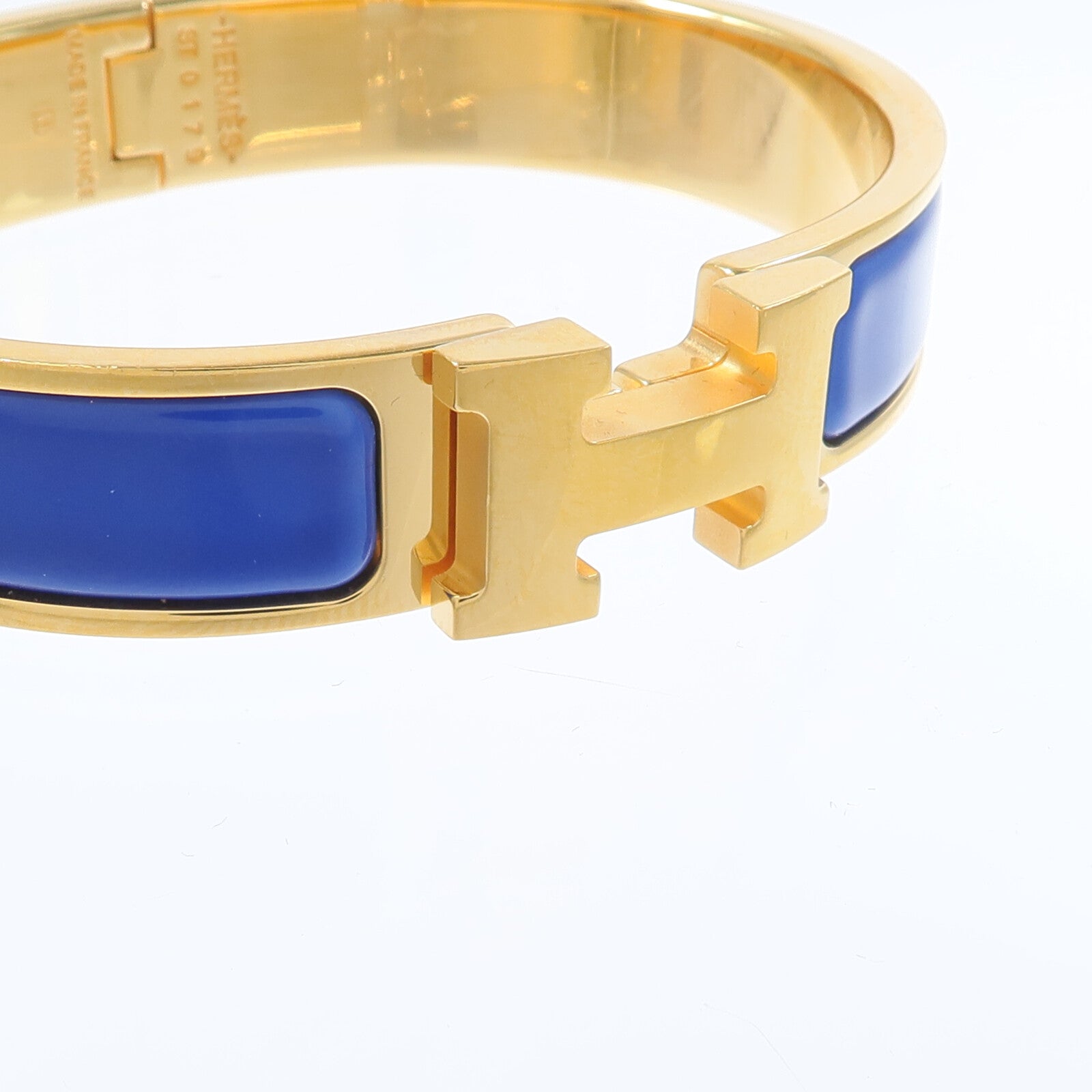 HERMES 金屬/琺瑯Clic H Bracelet手鐲