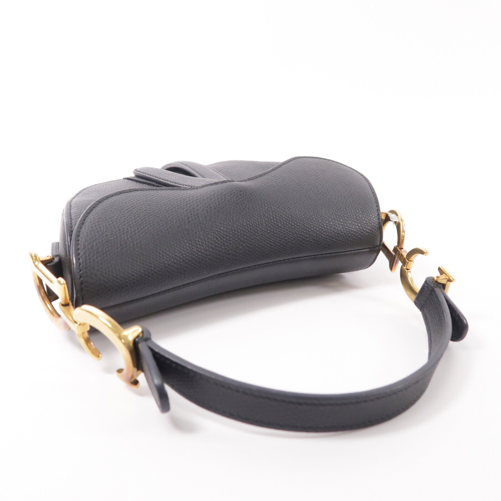 Dior 牛皮皮革Saddle Mini手挽肩背兩用袋