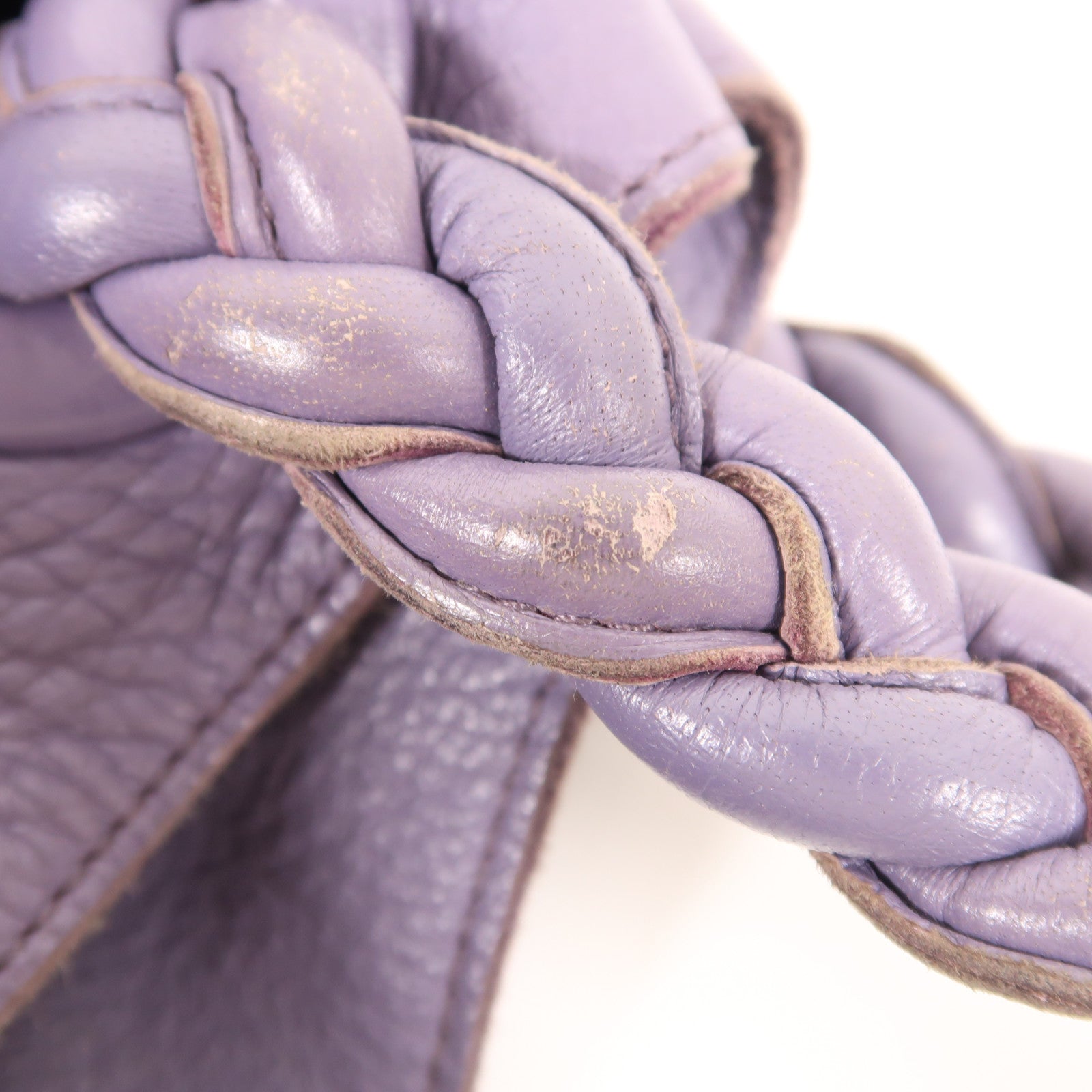 BOTTEGA VENETA 牛皮皮革Tote Bag手挽袋紫色