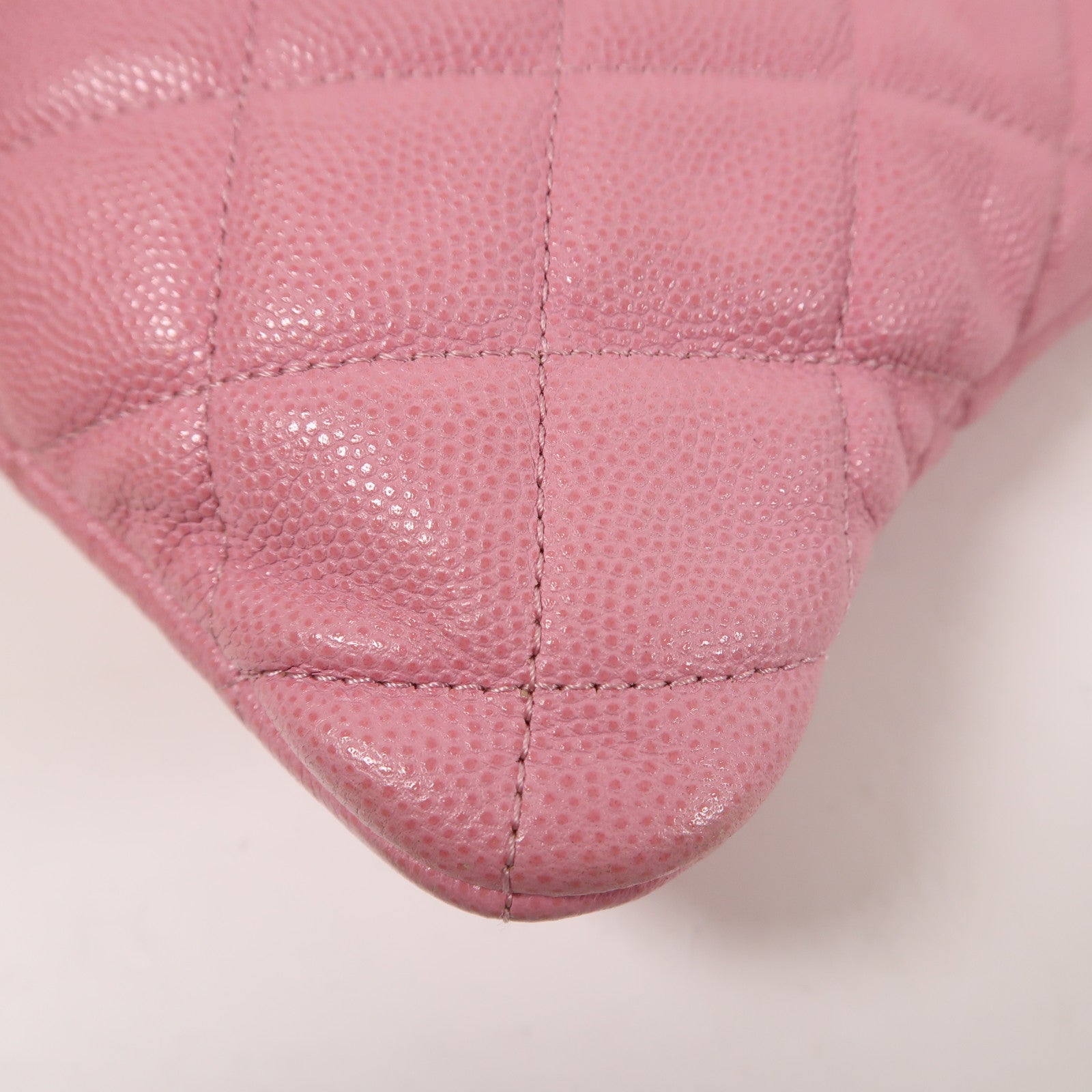CHANEL 牛皮皮革Pouch金扣手拿包