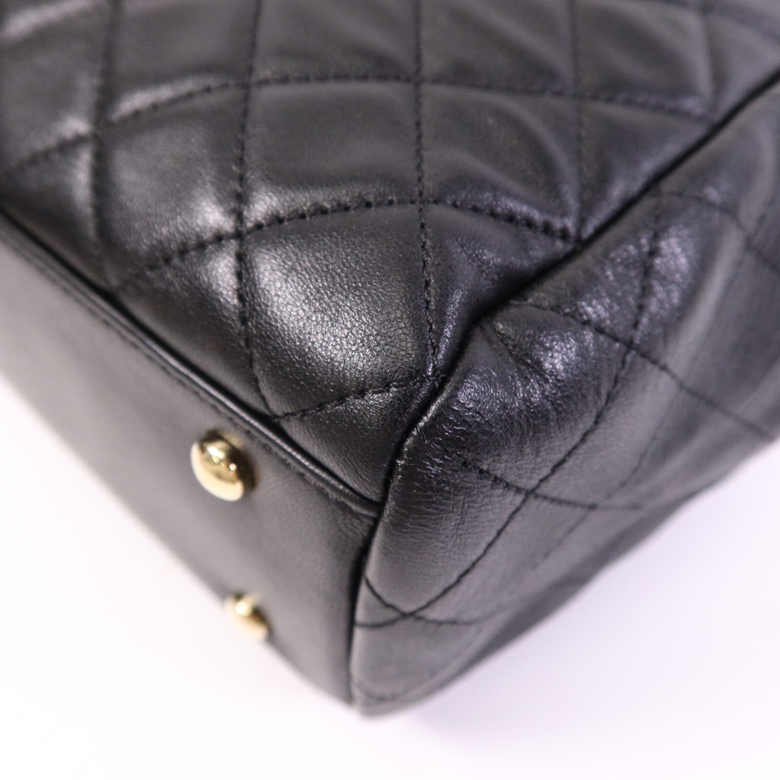 CHANEL 羊皮皮革Chain Shoulder Bag金扣鏈帶肩背袋