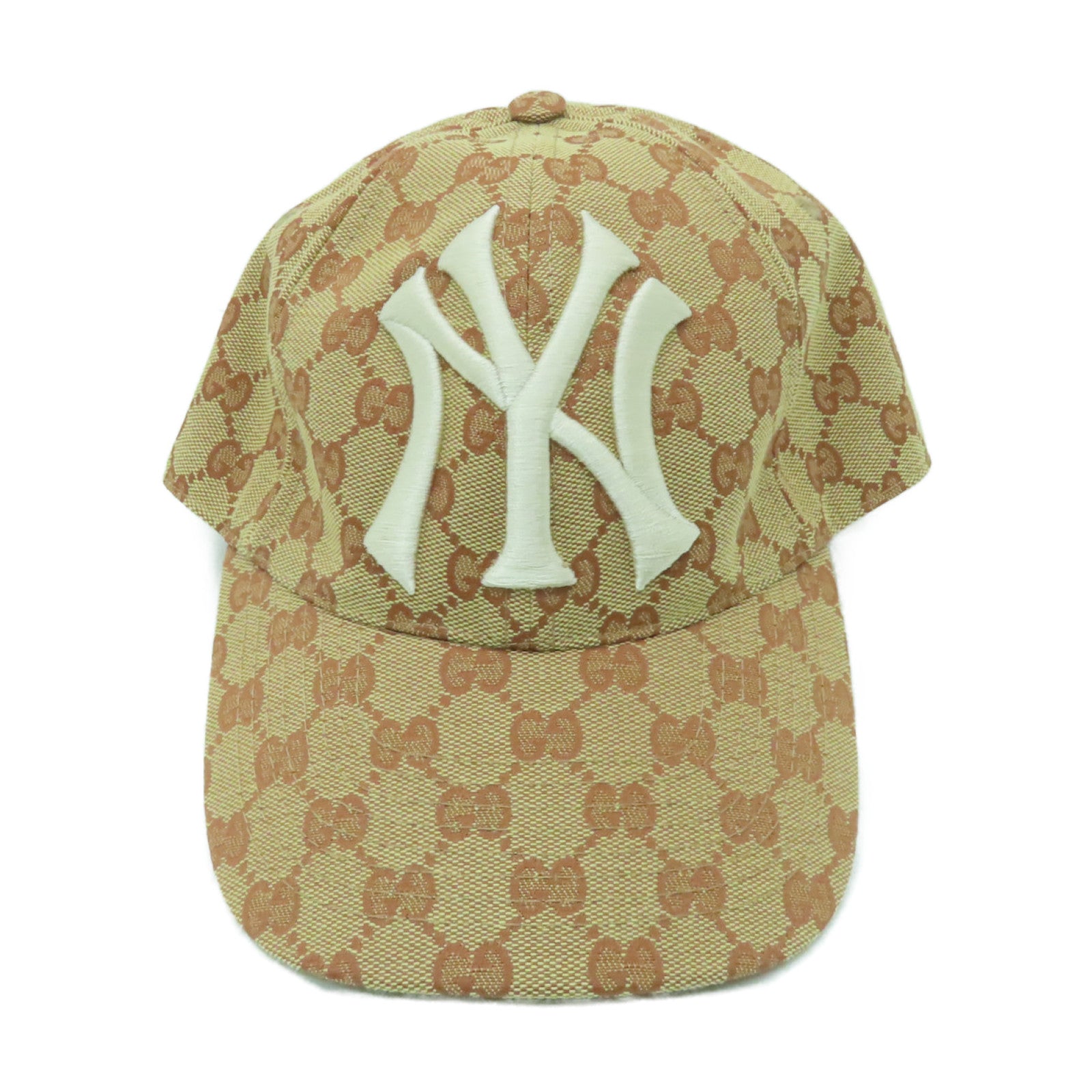 GUCCI 【激減優惠】帆布Baseball Cap帽子棕色粉紅色